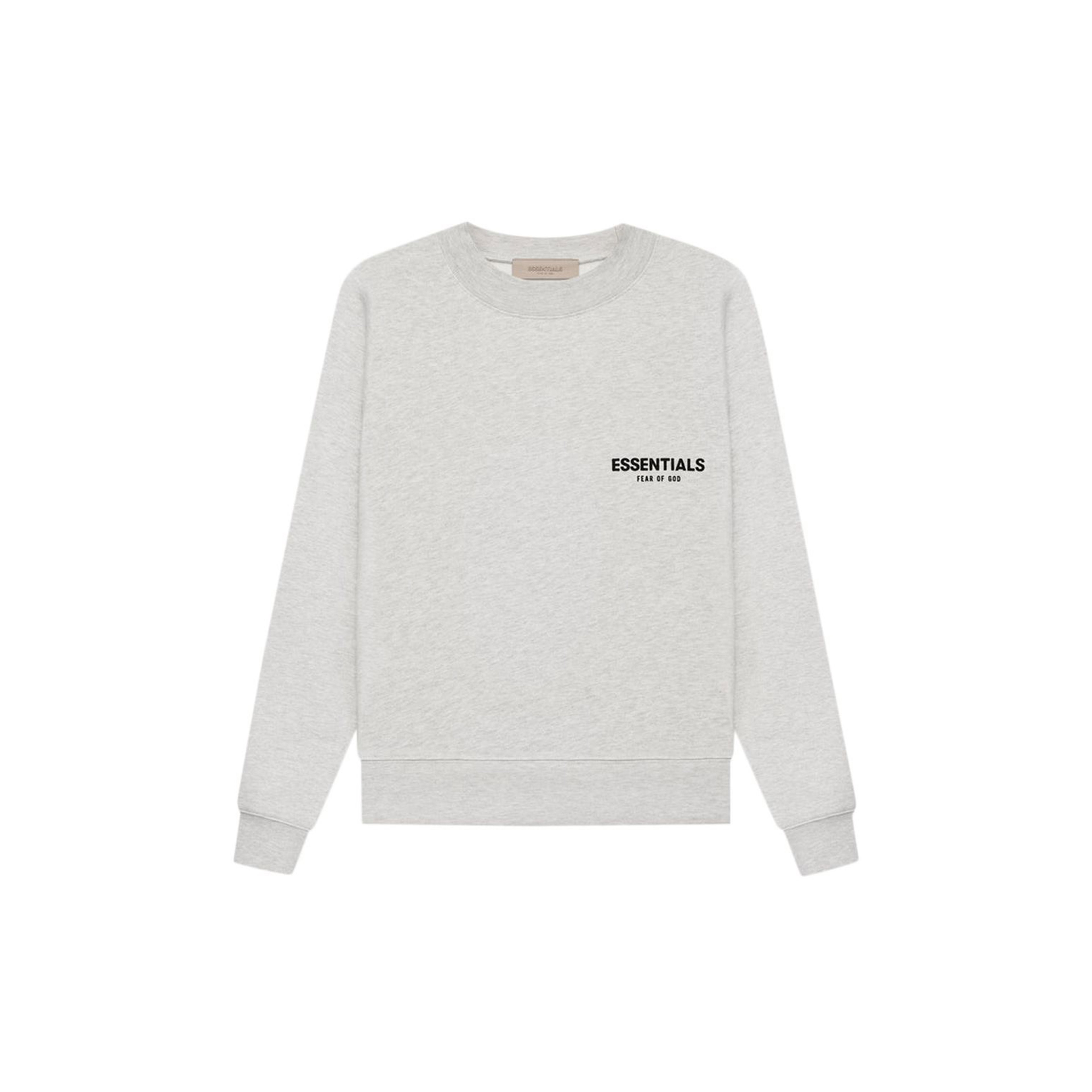 Fear of God Essentials Core Collection Pullover Crewneck Light Heather Oatmeal