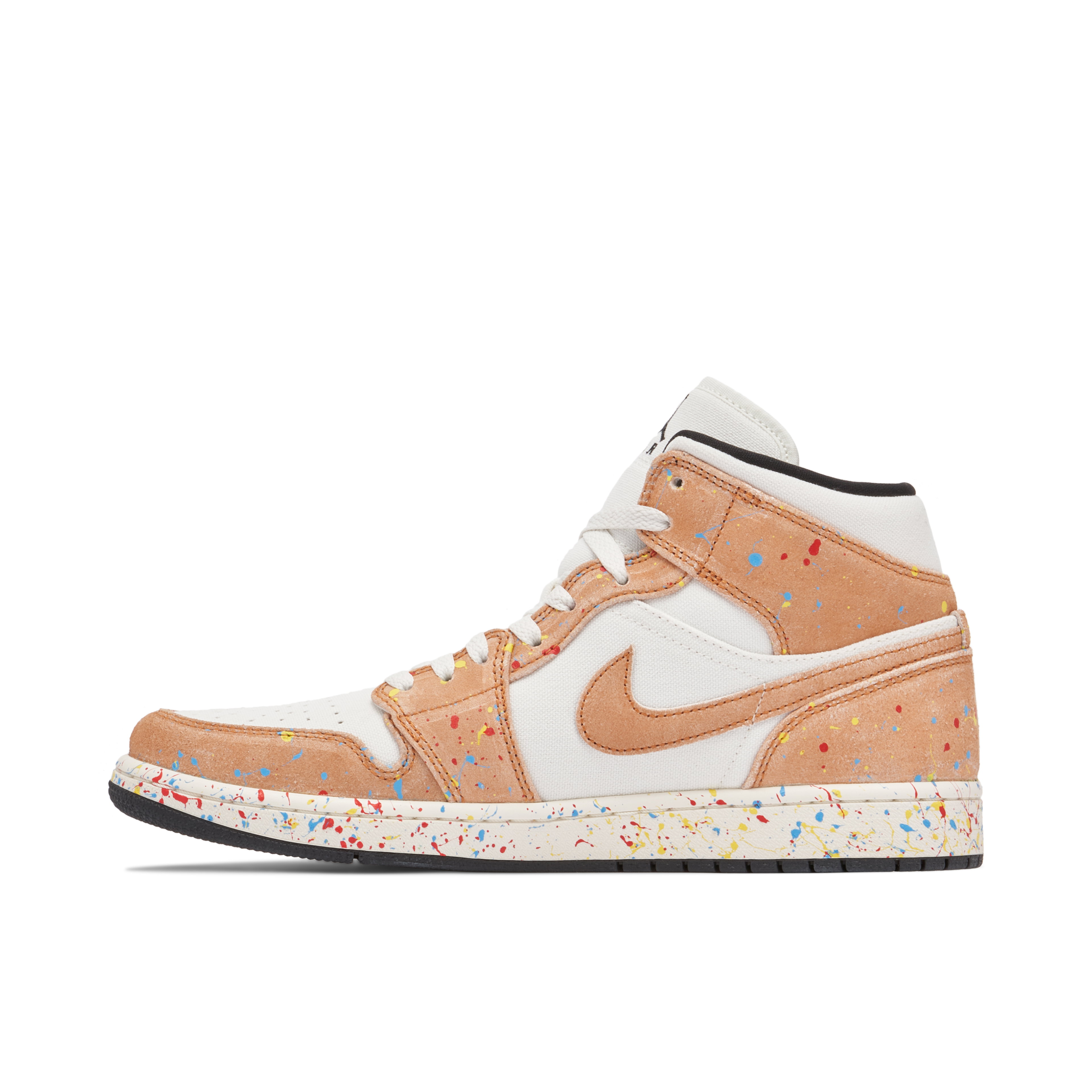 Air Jordan 1 Mid SE Brushstroke Paint Splatter