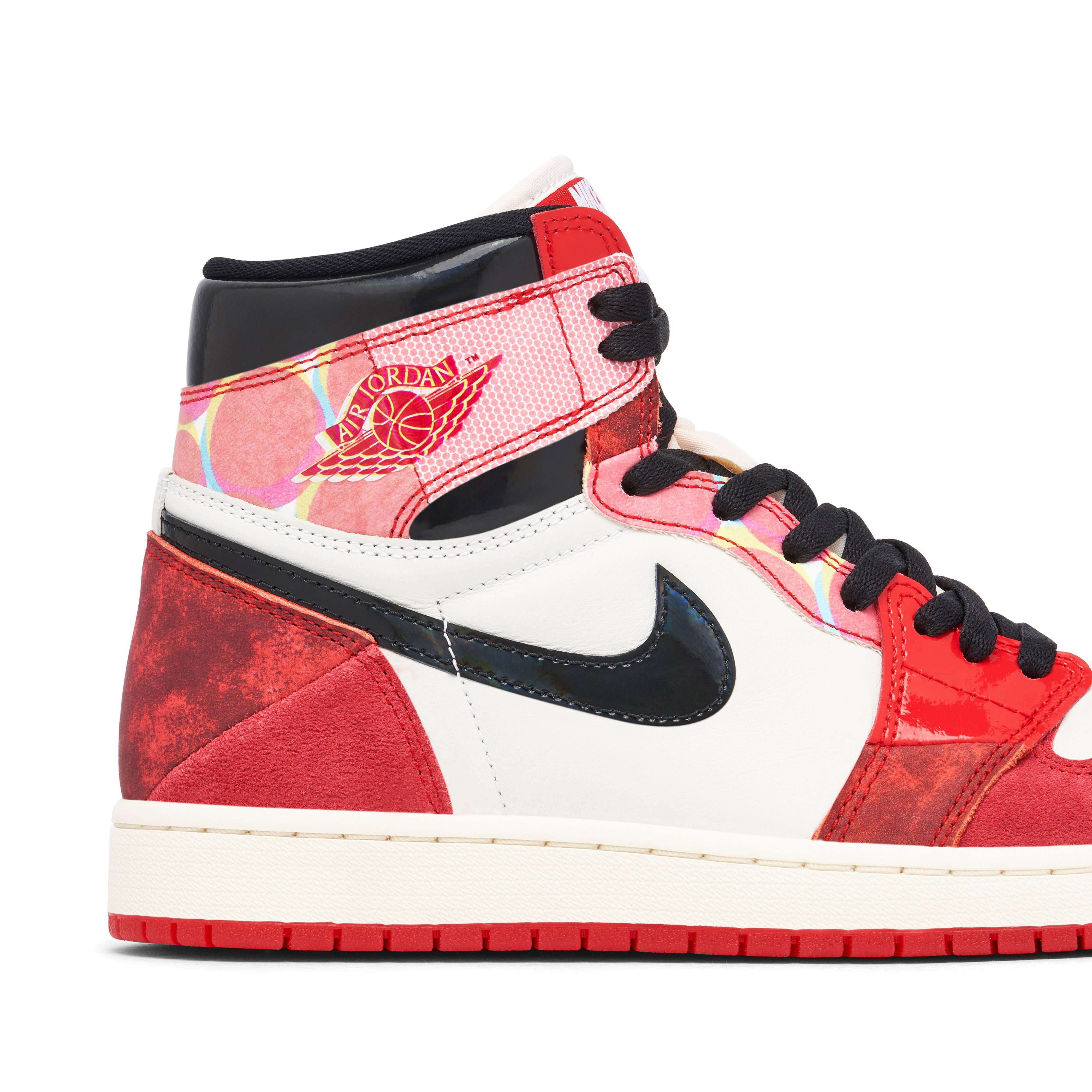 NIKE Air Jordan 1 レッド/ホワイト/ブラック　スパイダーマン Air Jordan 1 High x Spider-Man Across The Spider-Verse Red Black