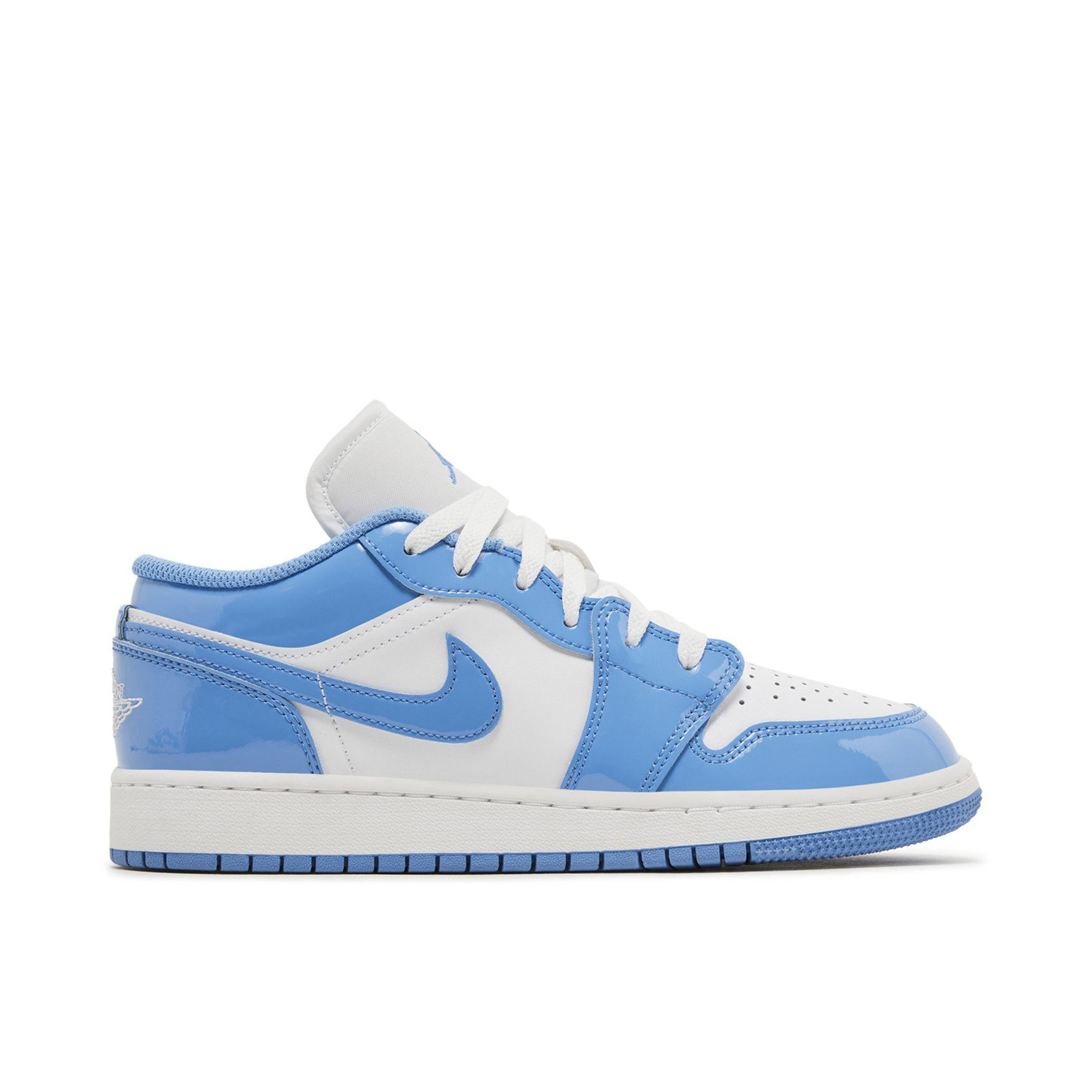Air Jordan 1 Low SE Legend Blue Patent GS | FZ3929-114 | Laced