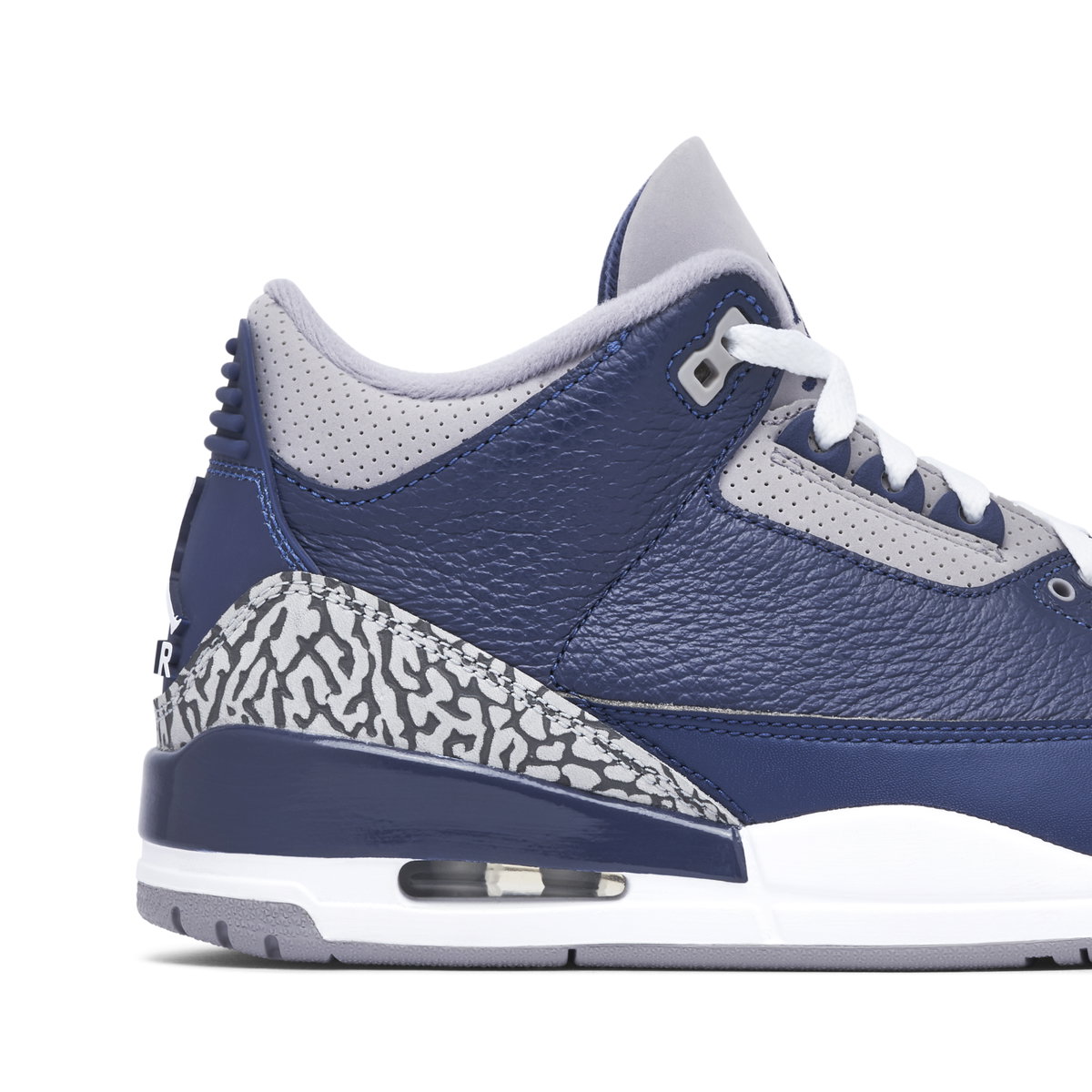 Air Jordan 3‎ Retro Sneakers Mens Size 8 Midnight White Navy Men main image 3