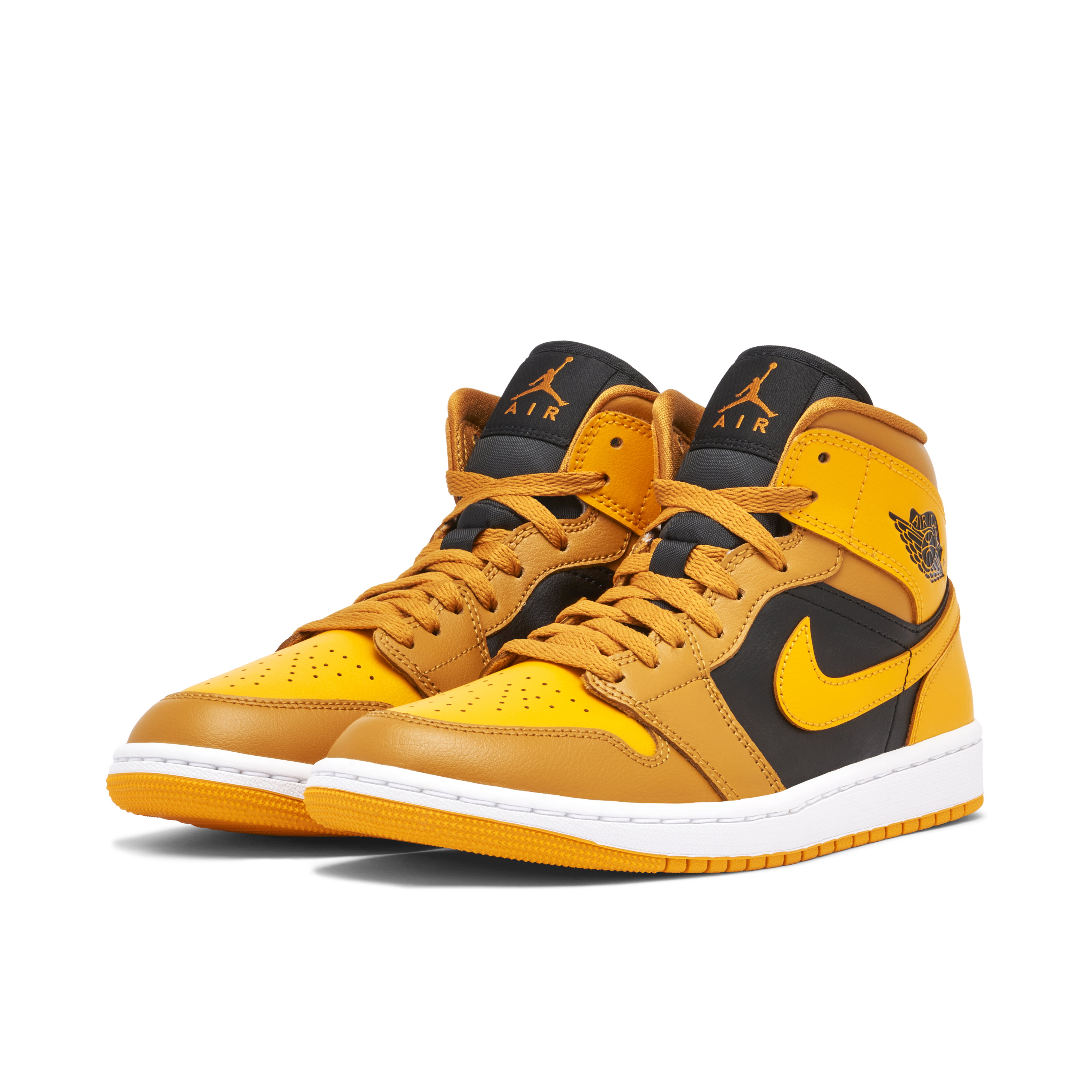 Air Jordan 1 Mid University Gold Womens | BQ6472-700 | Laced