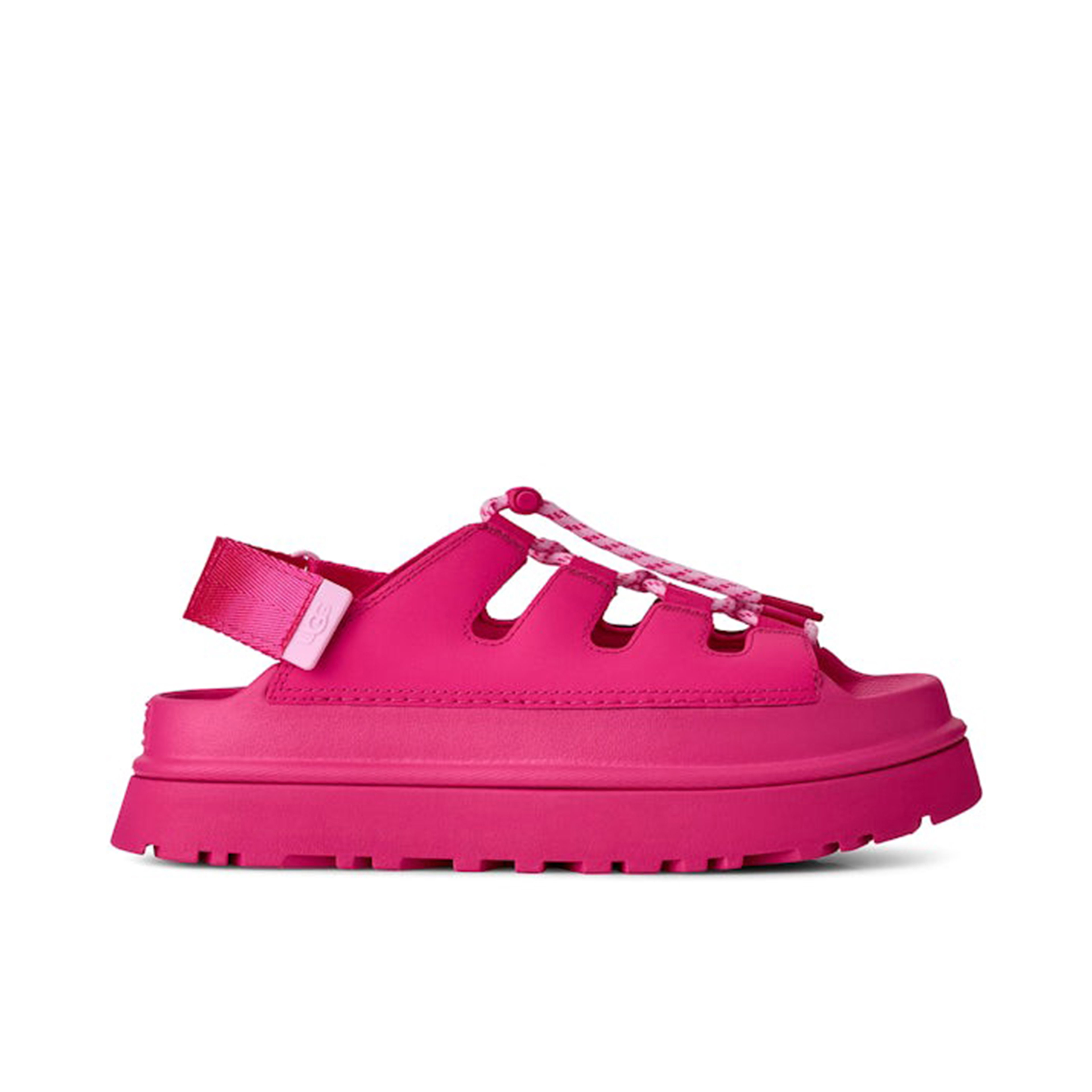 UGG GoldenGlow Toggle Sandal Deep Coral Womens