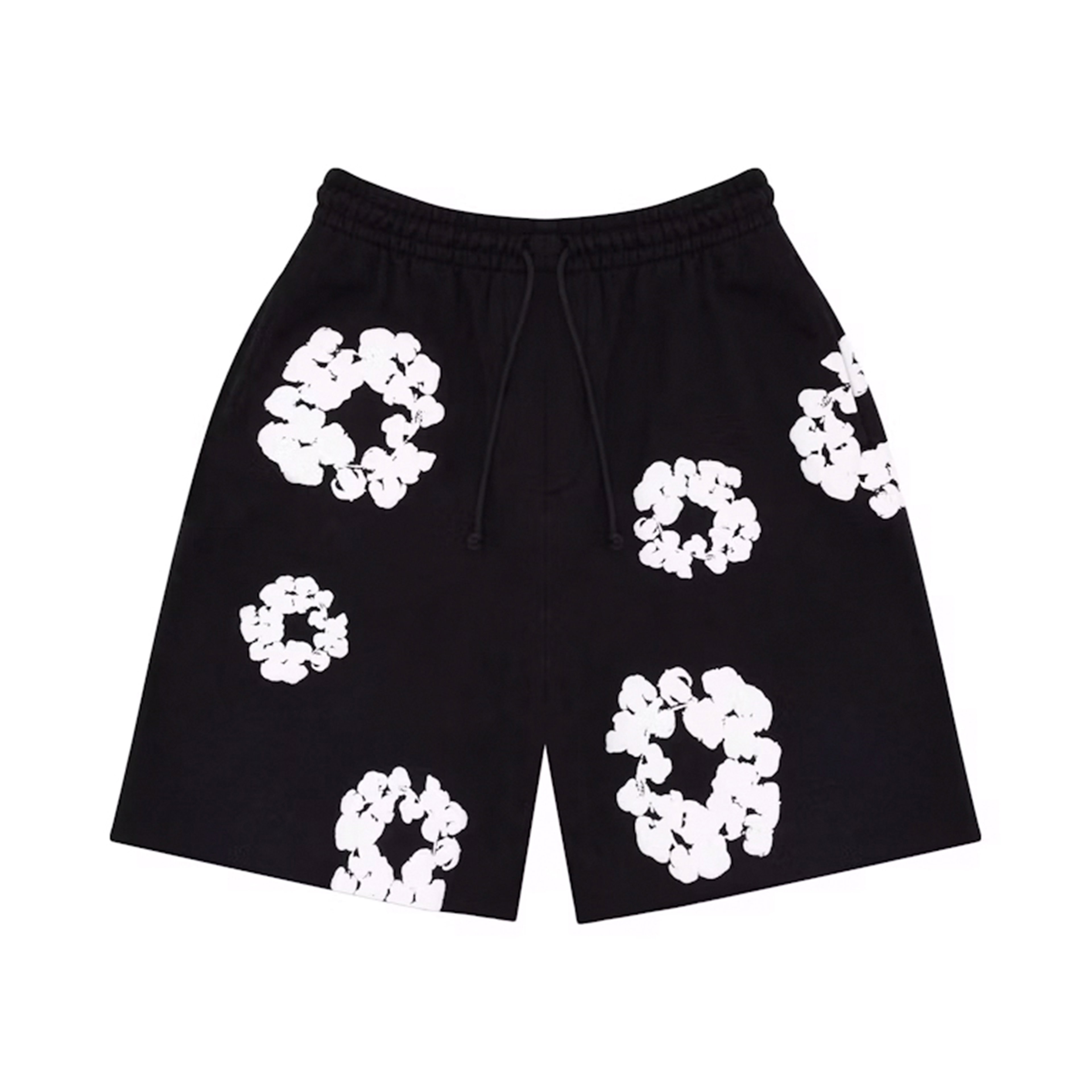 Denim Tears The Cotton Wreath Shorts Black
