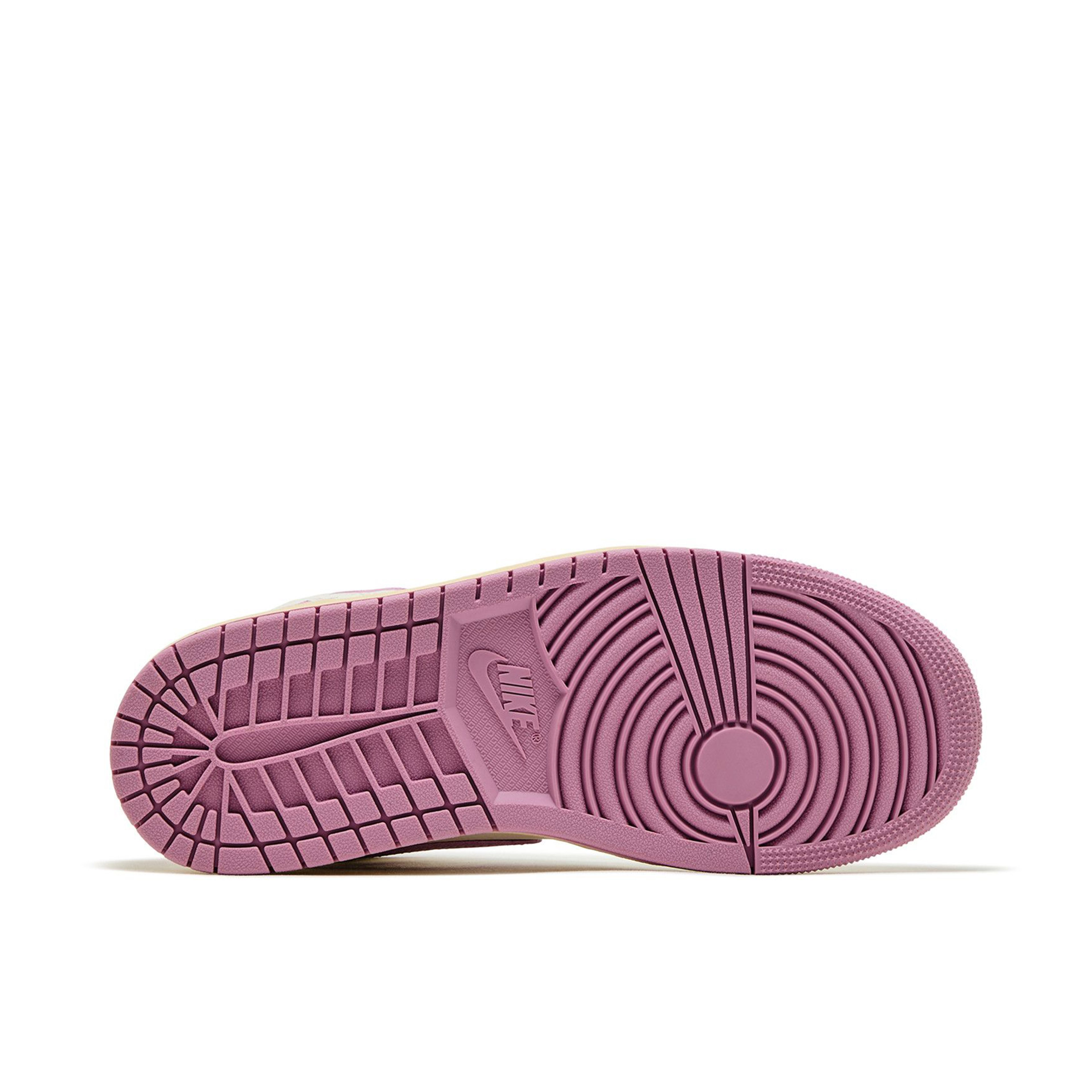 Air Jordan 1 Mid Sail Pink Coconut Milk Womens