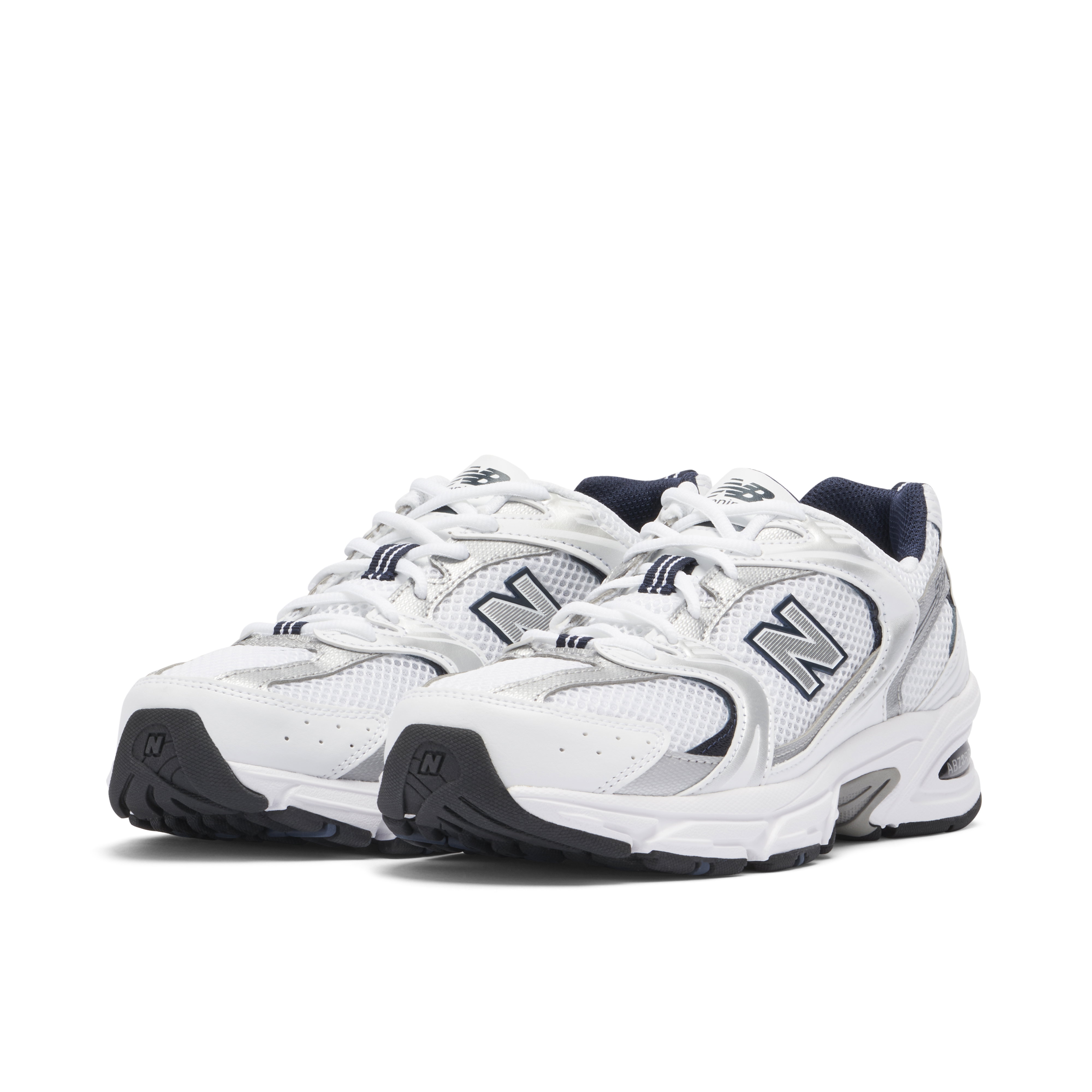 New Balance 530 White Silver Navy | MR530SG | Laced