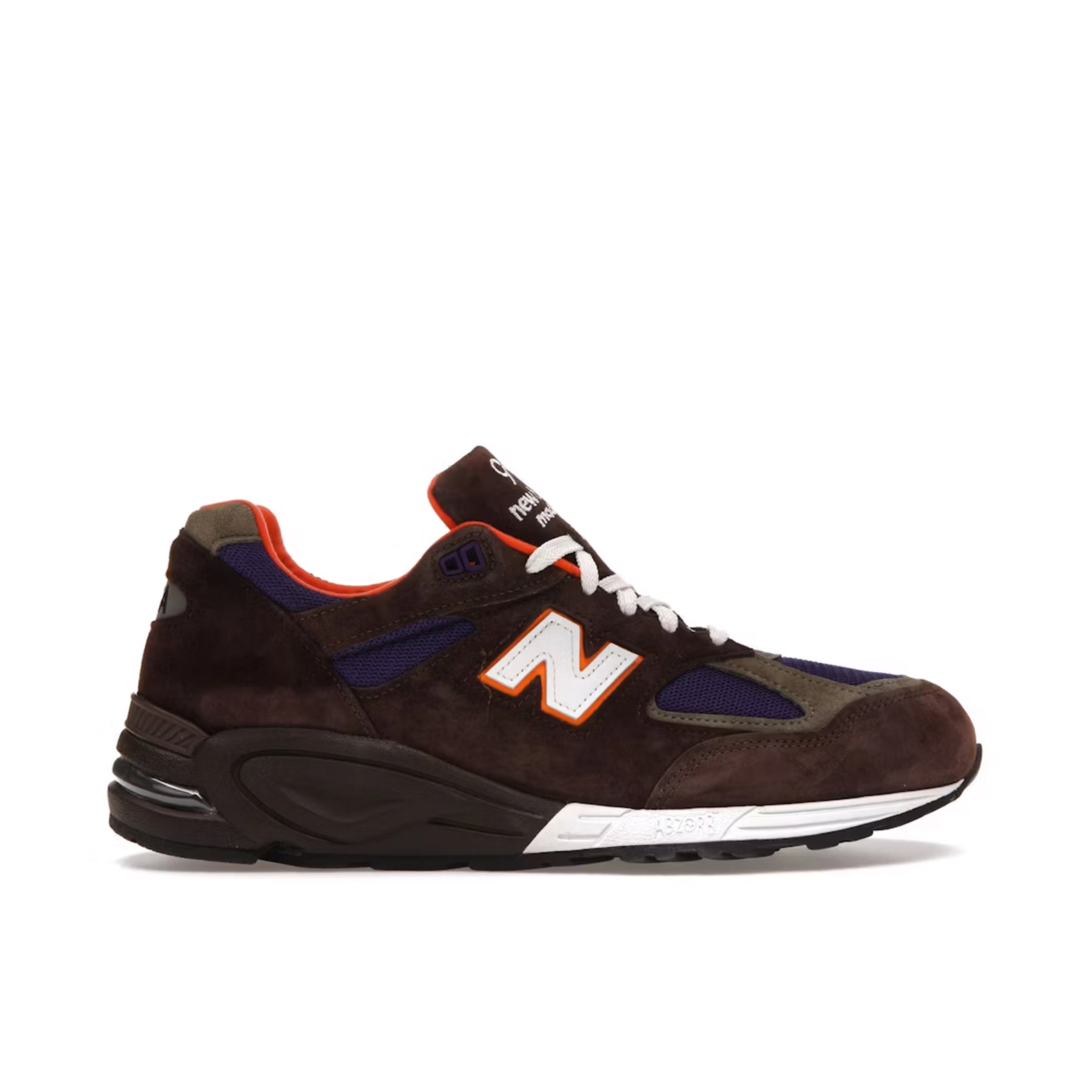 New Balance 990v2 MiUSA Brown Purple | M990BR2 | Laced