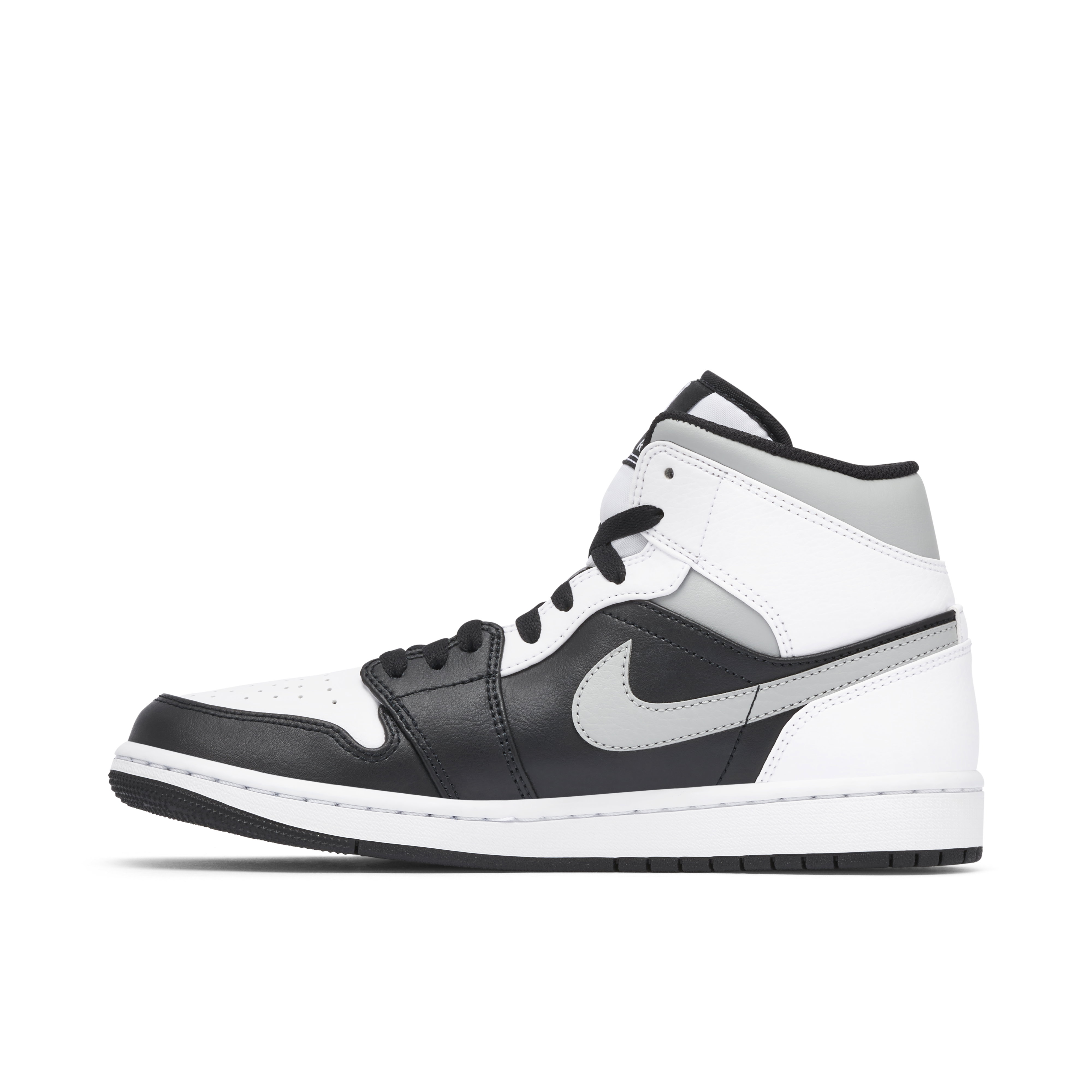 Nike Air Jordan 1 Mid ホワイト/ブラック/グレー Air Jordan 1 Mid White Shadow | 554724-073 | Laced