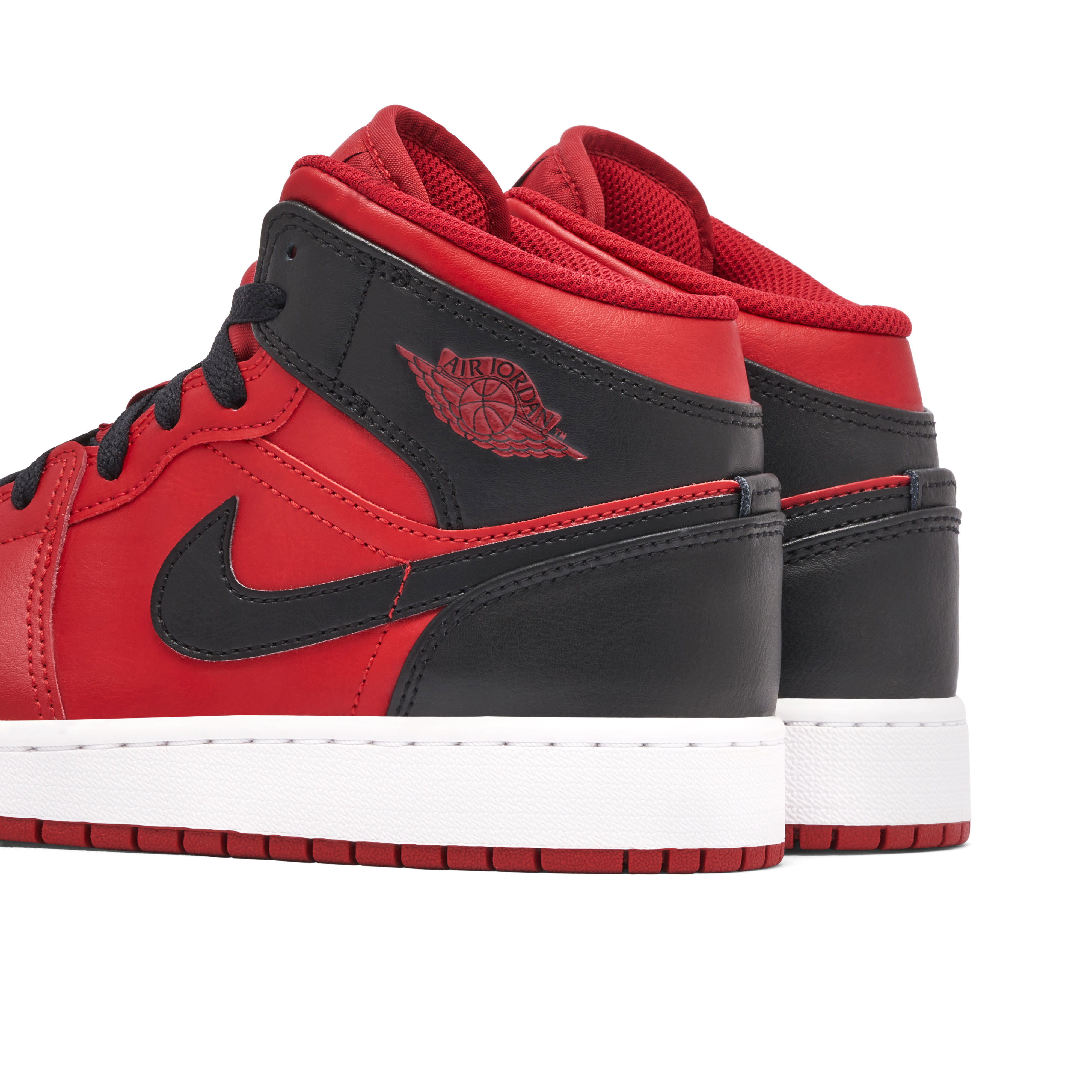 Air Jordan 1 Mid Reverse Bred 2022 GS | 554725-660 | Laced