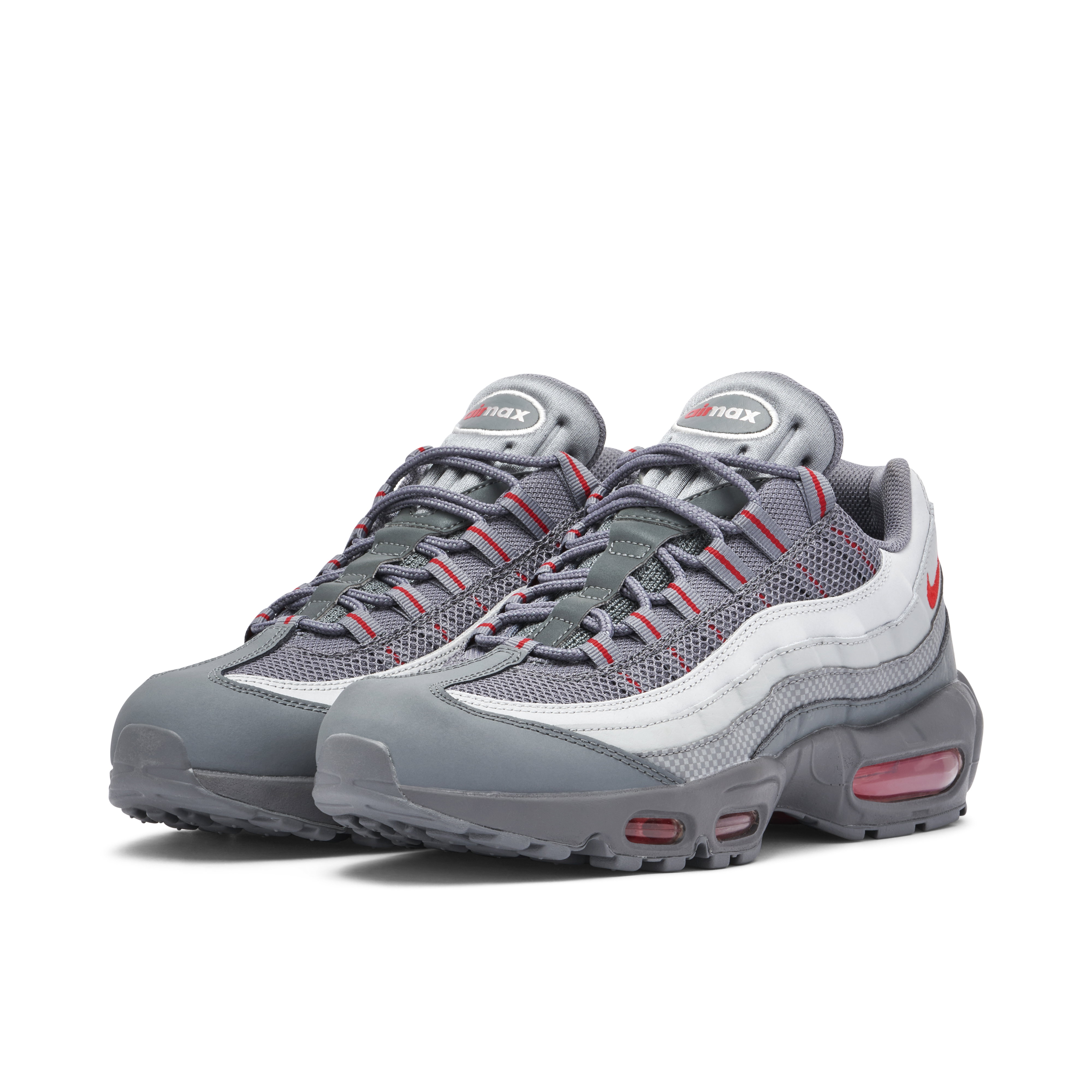 Nike Air Max 95 Essential Smoke Grey University Red | DM9104-002