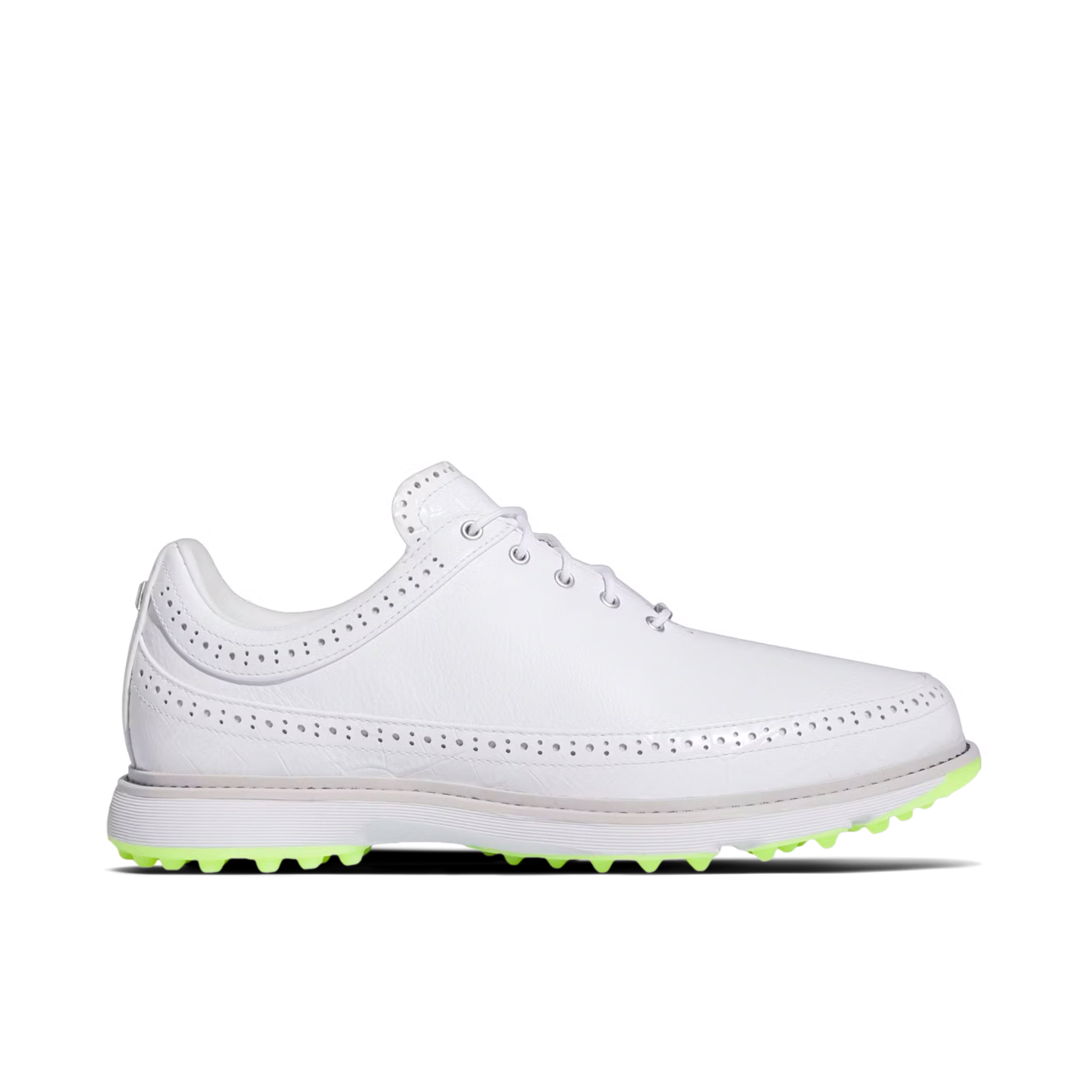 Adidas MC80 Spikeless Golf Cloud White Matte Silver Lucid Lemon