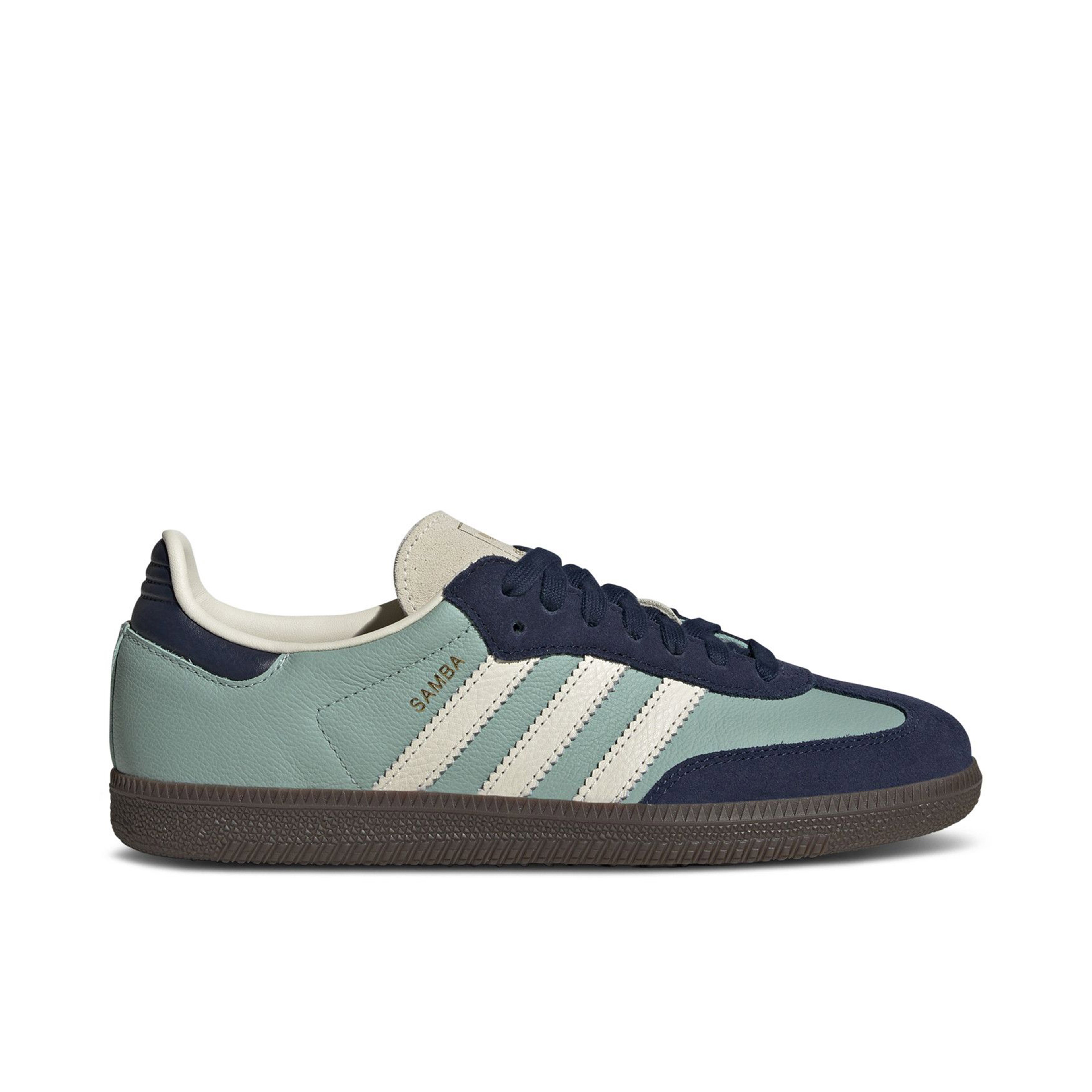 Adidas Samba OG Hazy Green Night Indigo Womens
