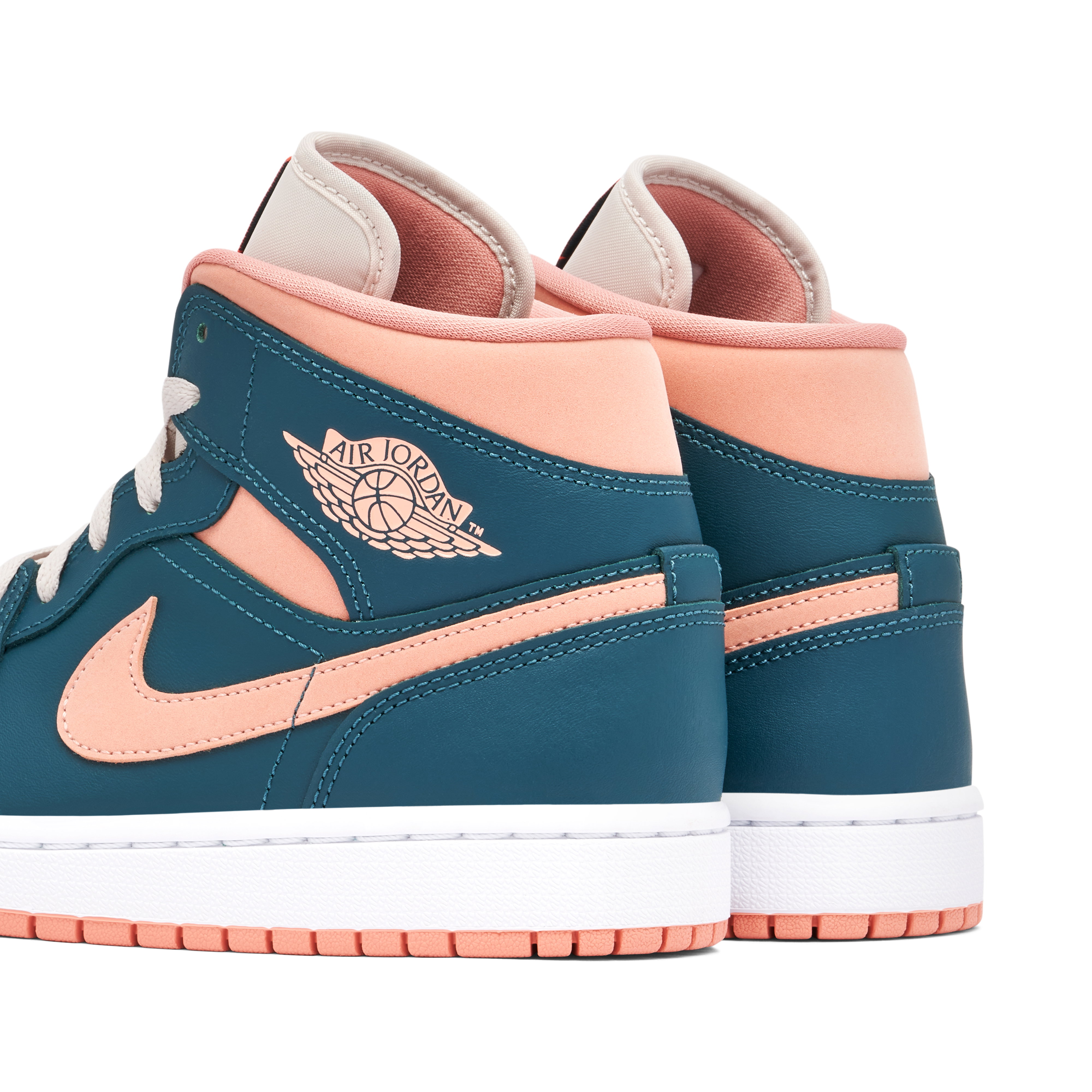 Air Jordan 1 Mid Dark Teal Green Womens | BQ6472-308 | Laced