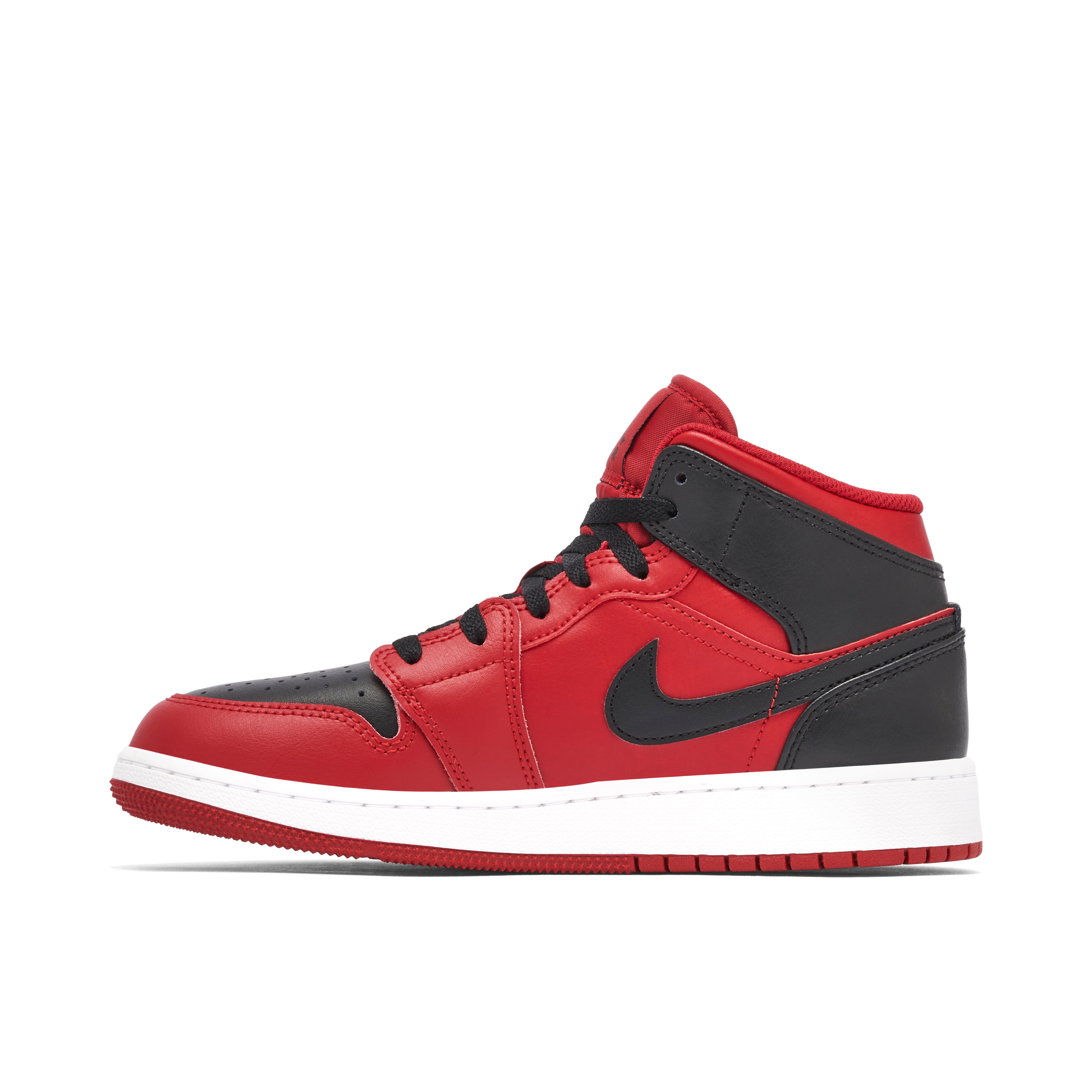 Air Jordan 1 Mid Reverse Bred 2022 GS | 554725-660 | Laced
