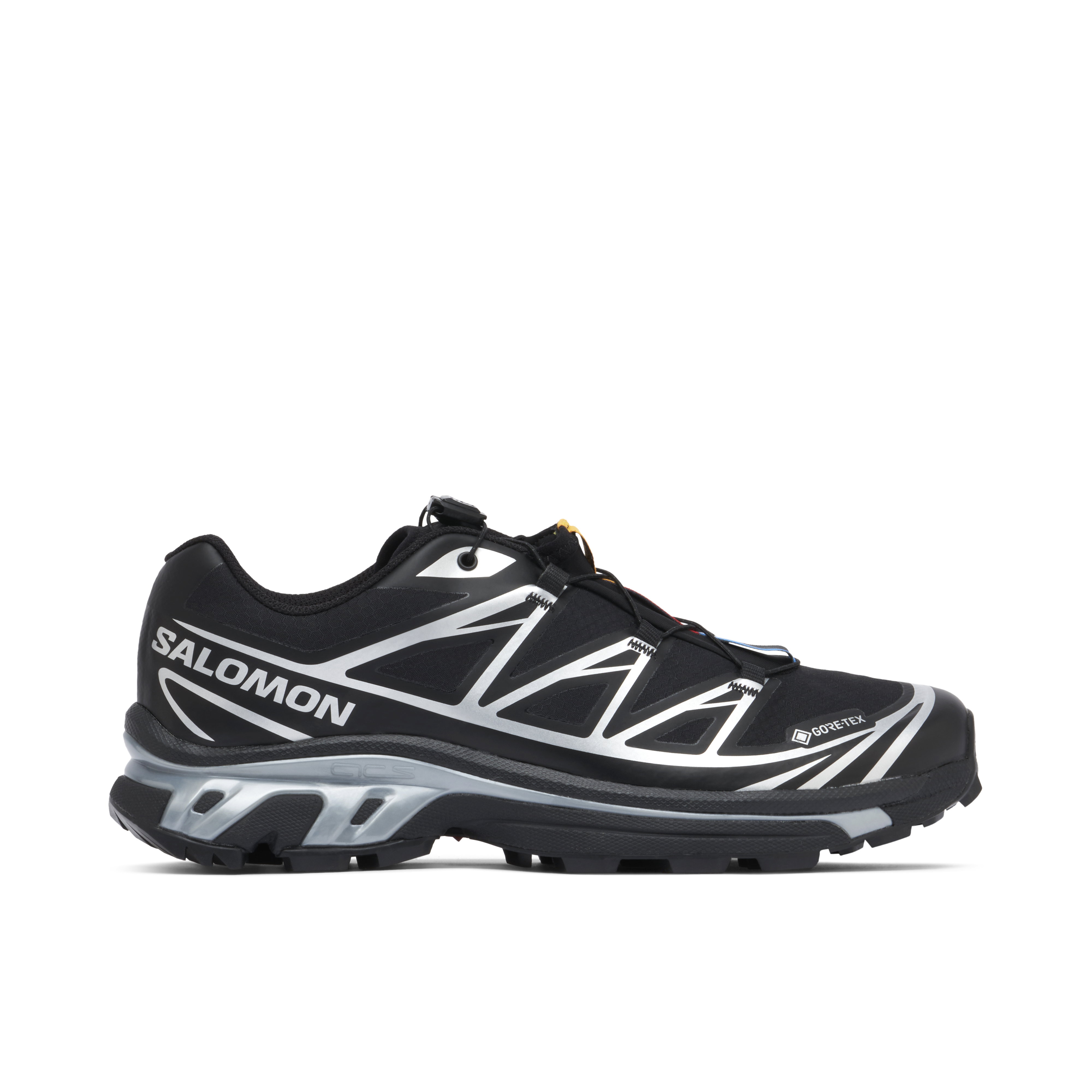 Salomon XT-6 Gore-Tex Black Silver | L47450600 | Laced