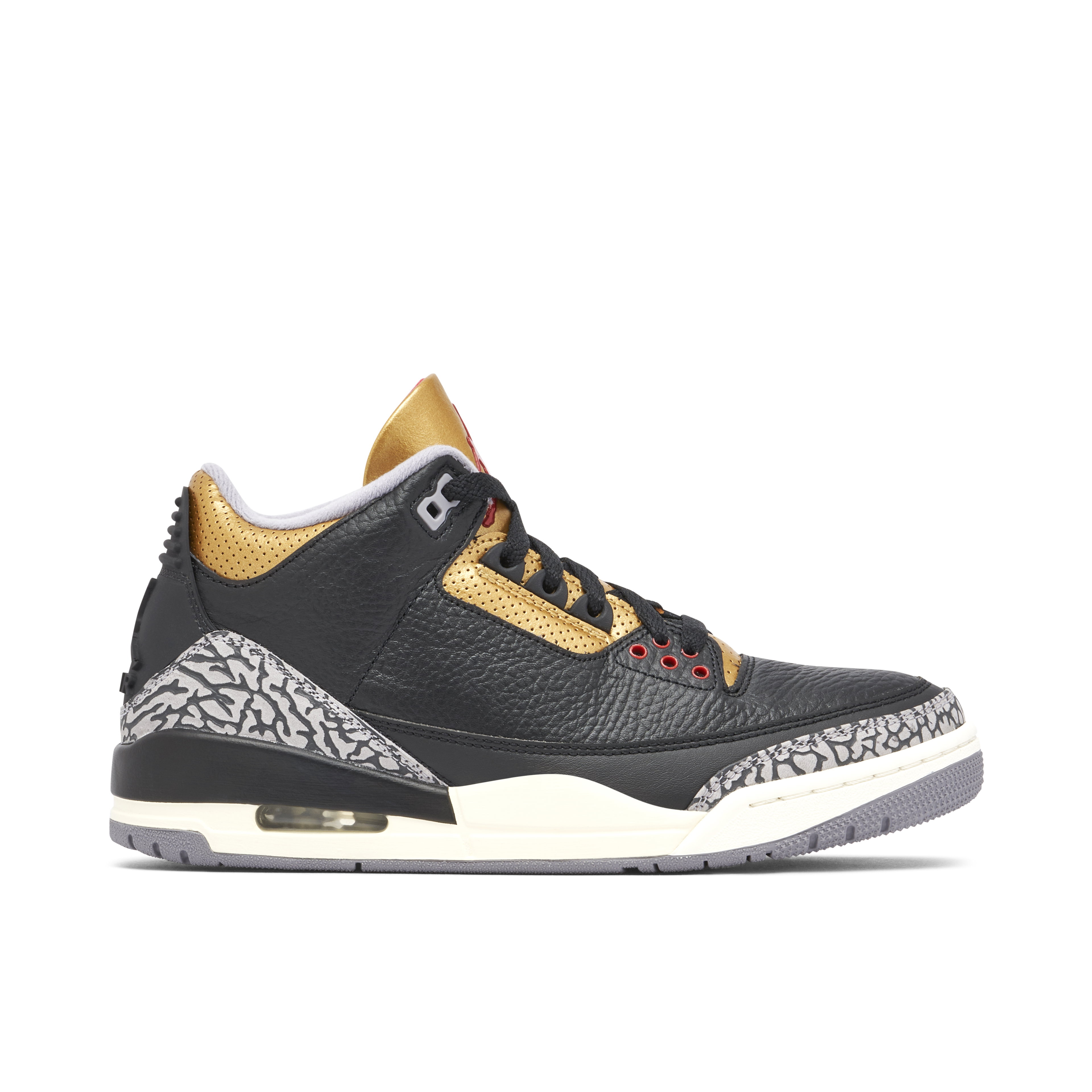 Air Jordan 3 Black Gold Femme