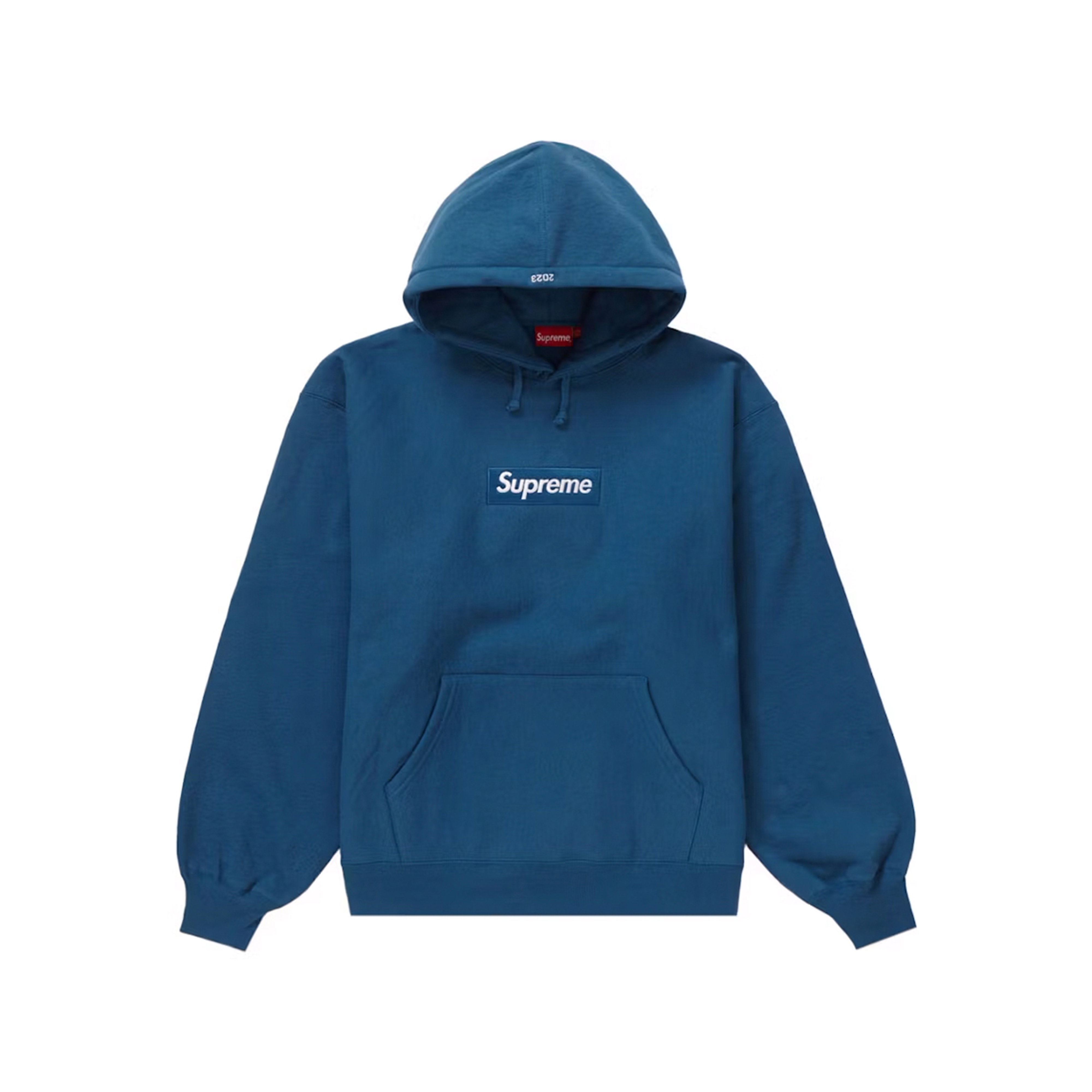 Supreme Box Logo Hooded Sweatshirt (FW23) Blue | SUPREME-00273 | Laced