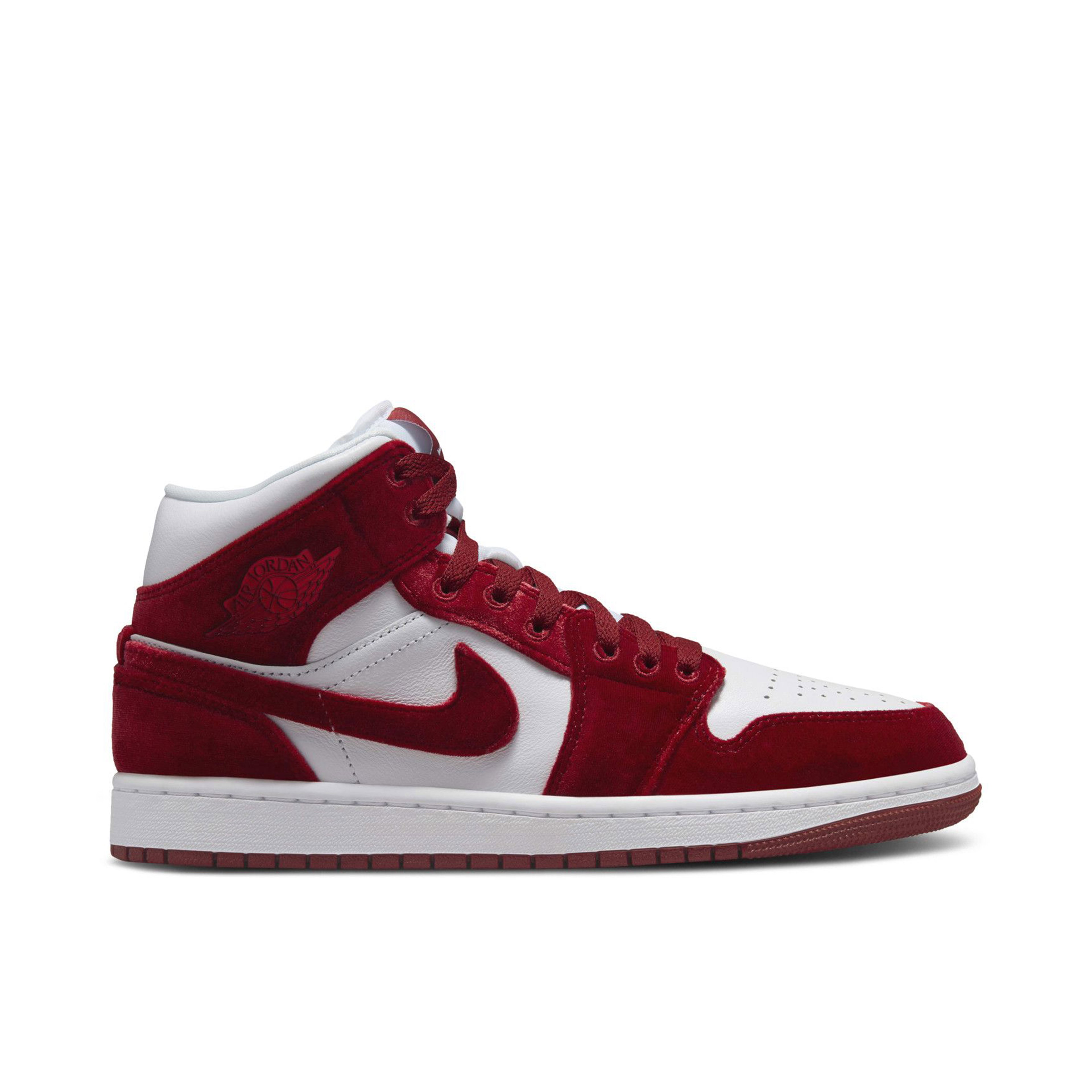 Air Jordan 1 Mid SE Red Velvet Womens
