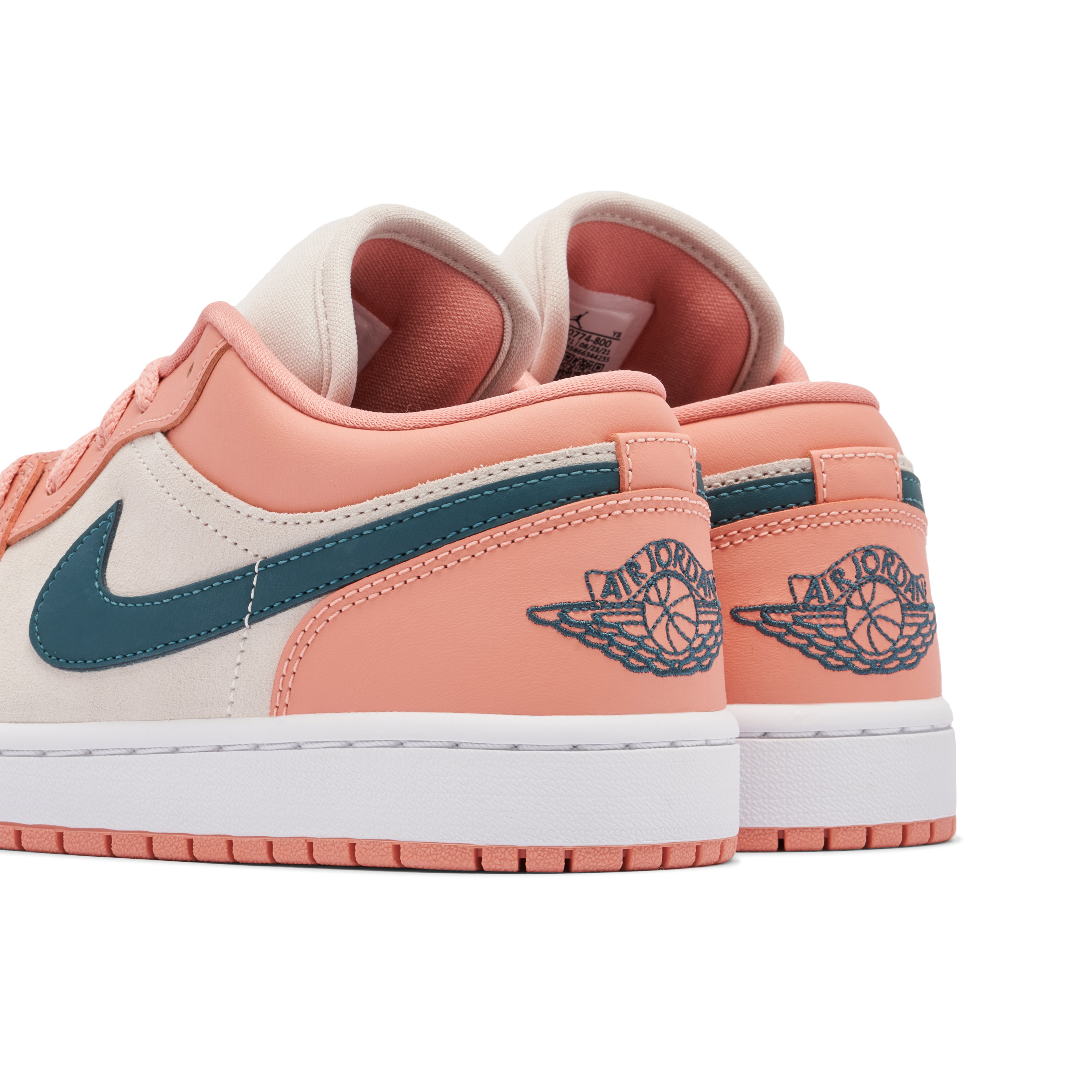 AIR JORDAN 1 LOW エアジョーダンDC0774-800 Air Jordan 1 Low Light Madder Root Dark Teal Green DC0774-800