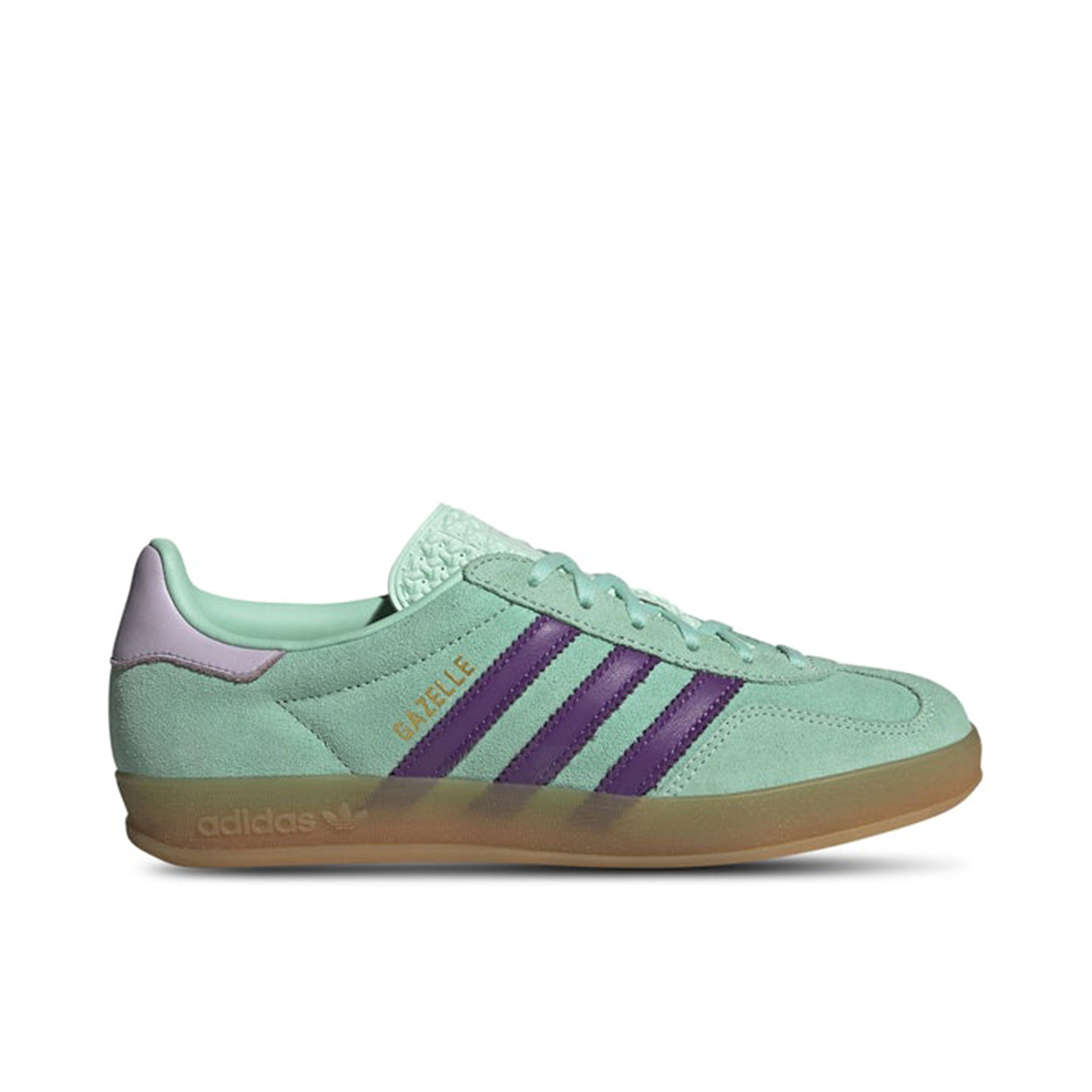 Adidas Gazelle Indoor Clear Mint Active Purple Womens