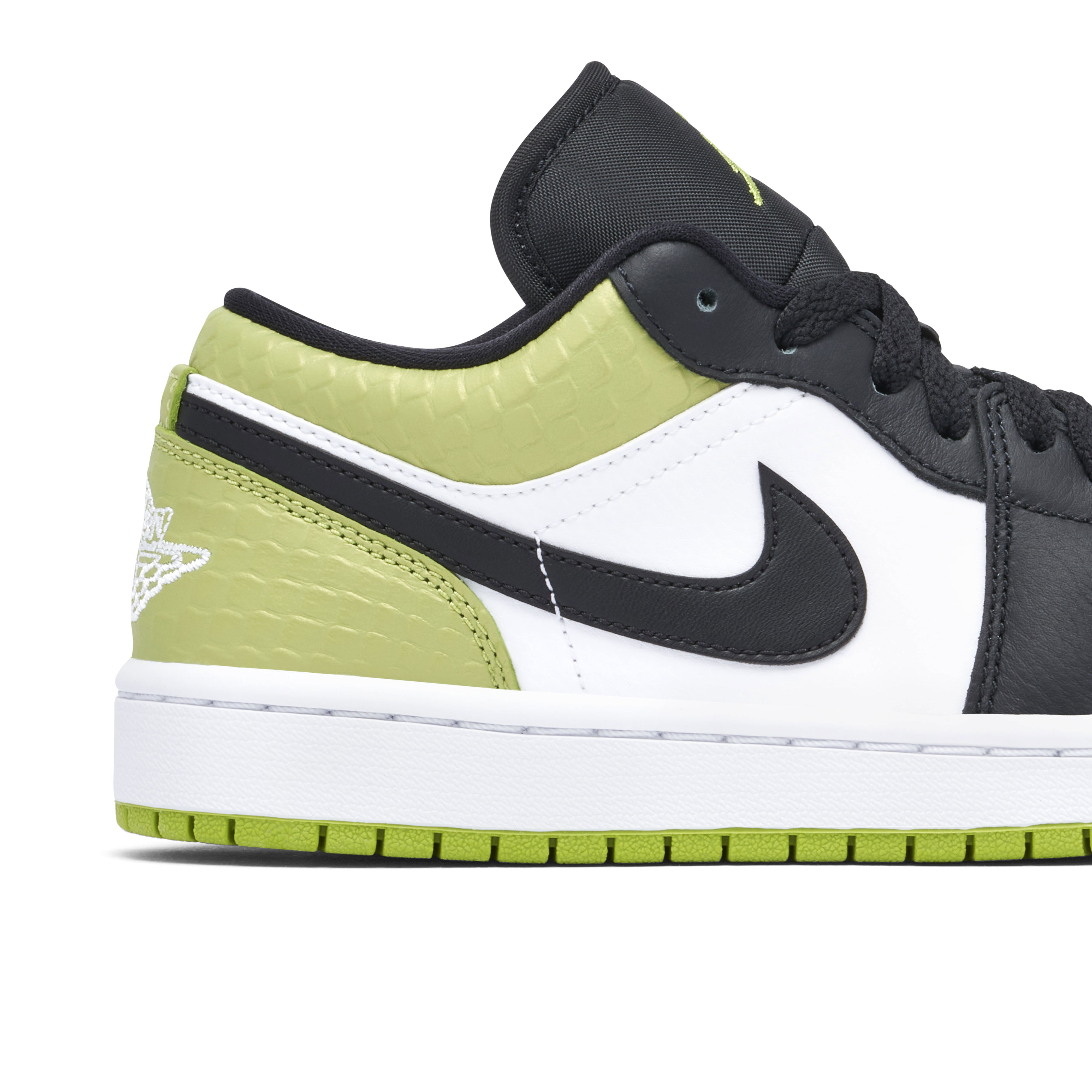 Air Jordan 1 Low Snakeskin Vivid Green Womens | DX4446-301 | Laced