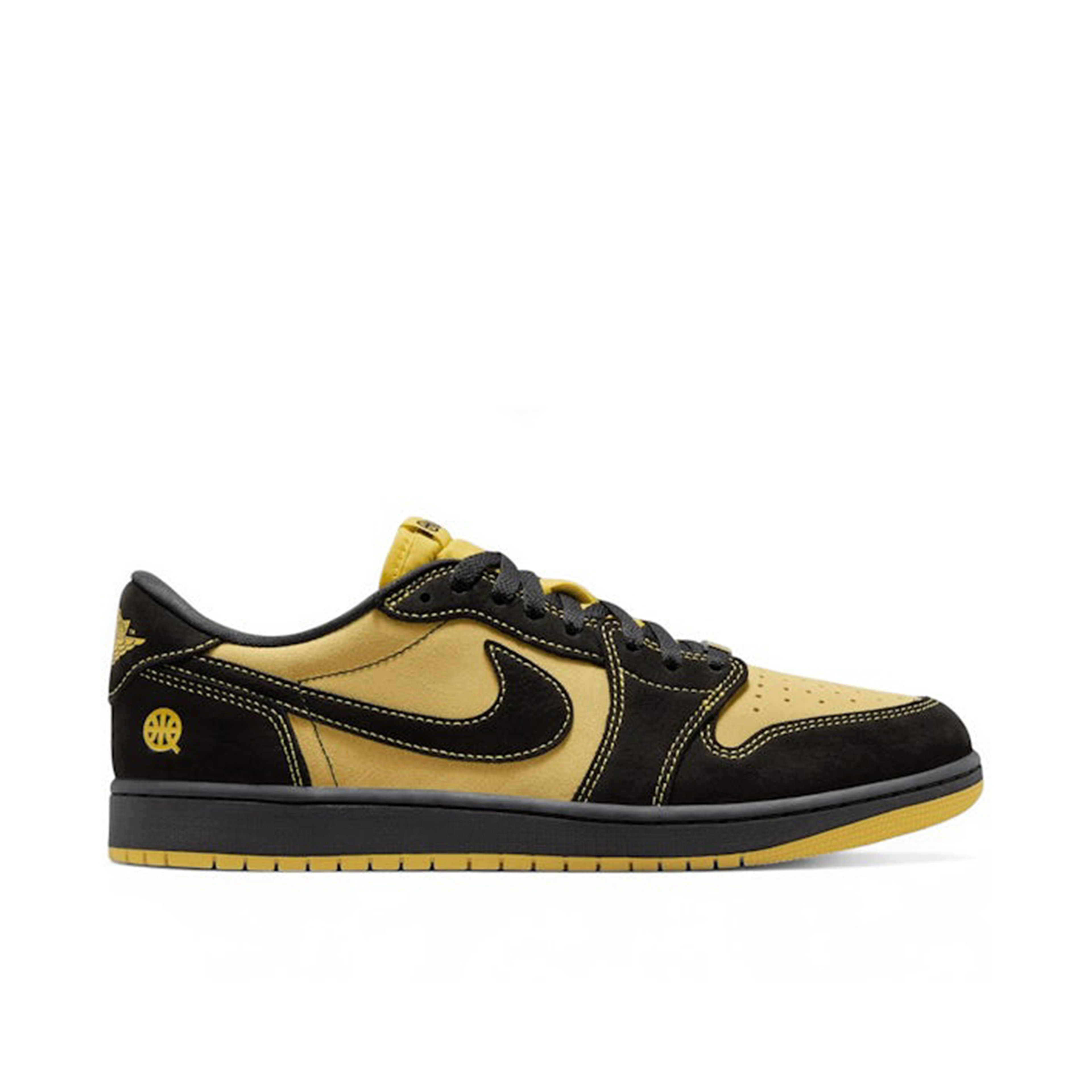 Air Jordan 1 Retro Low OG Quai 54 Black Tour Yellow Red