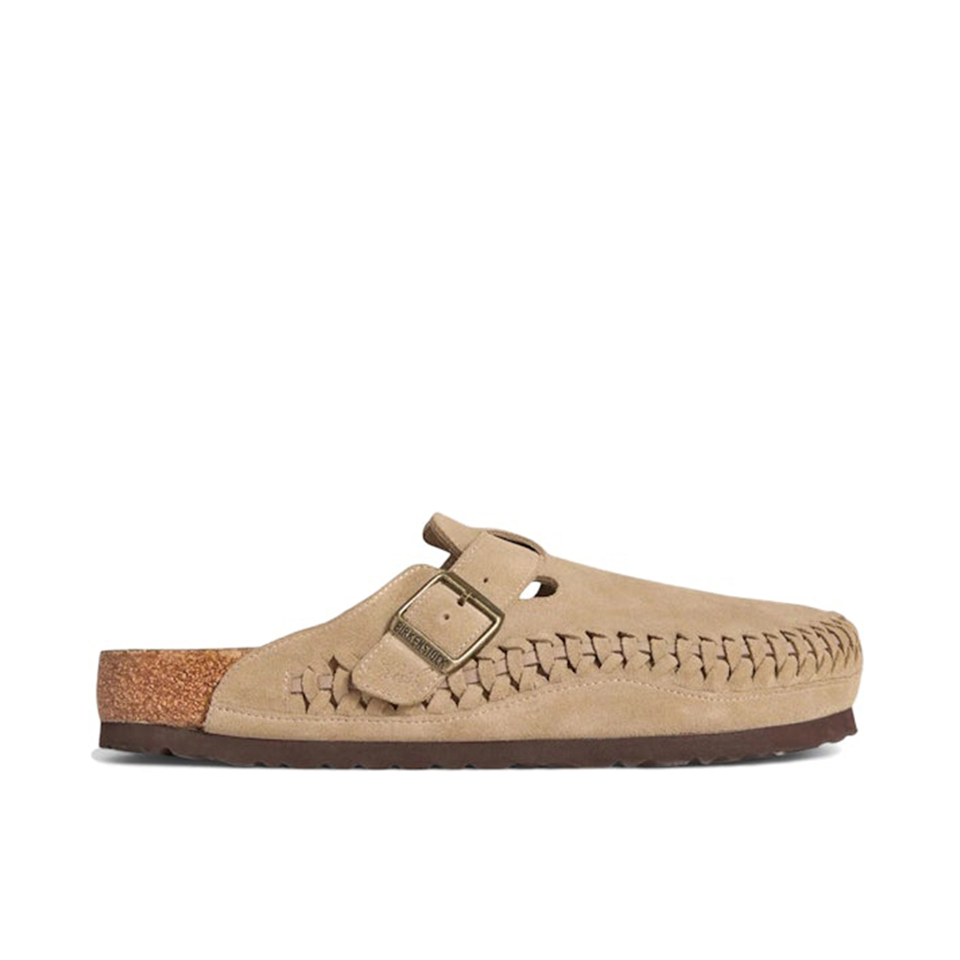 Birkenstock Boston Braided Suede Kith Taupe