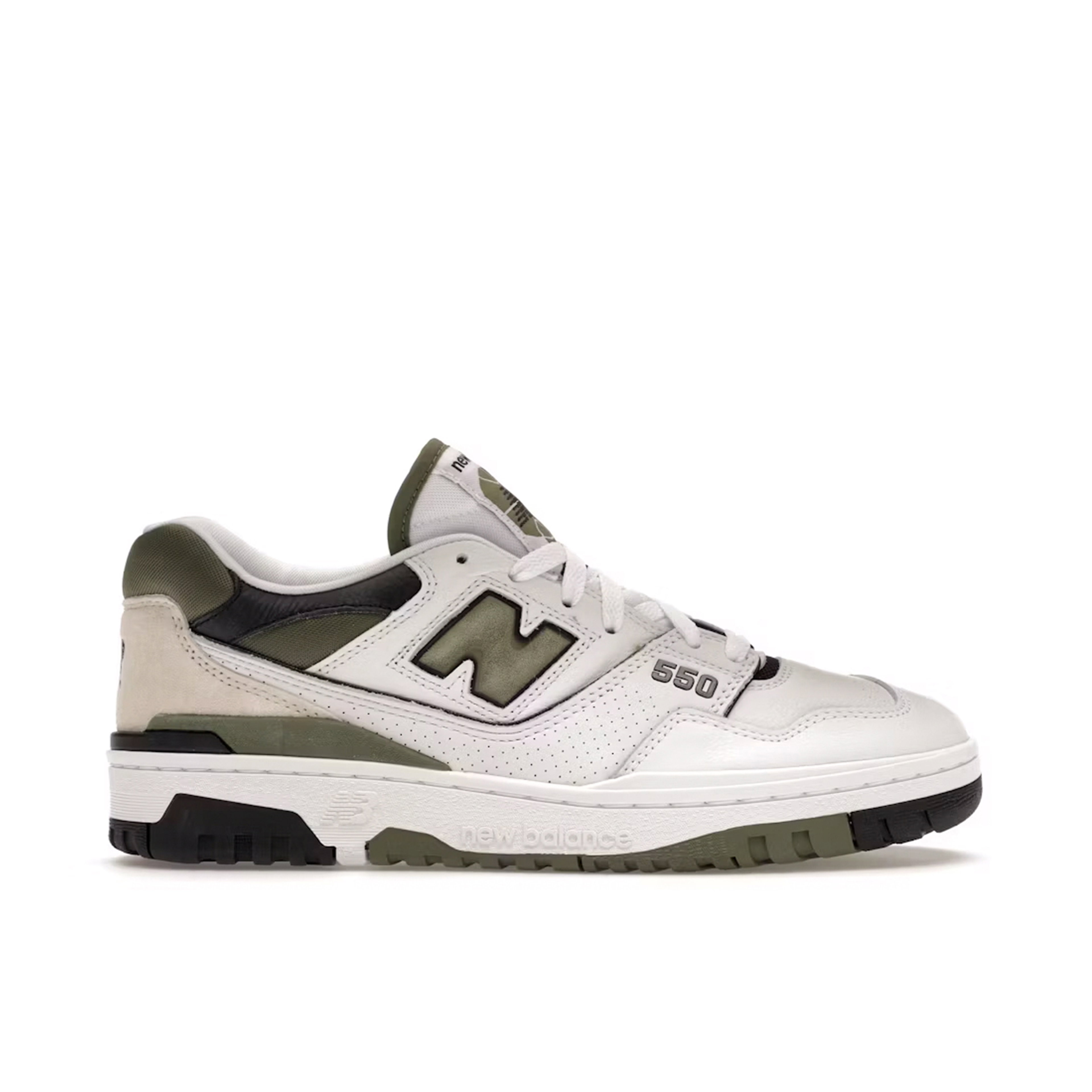 New Balance 550 White Dark Olivine
