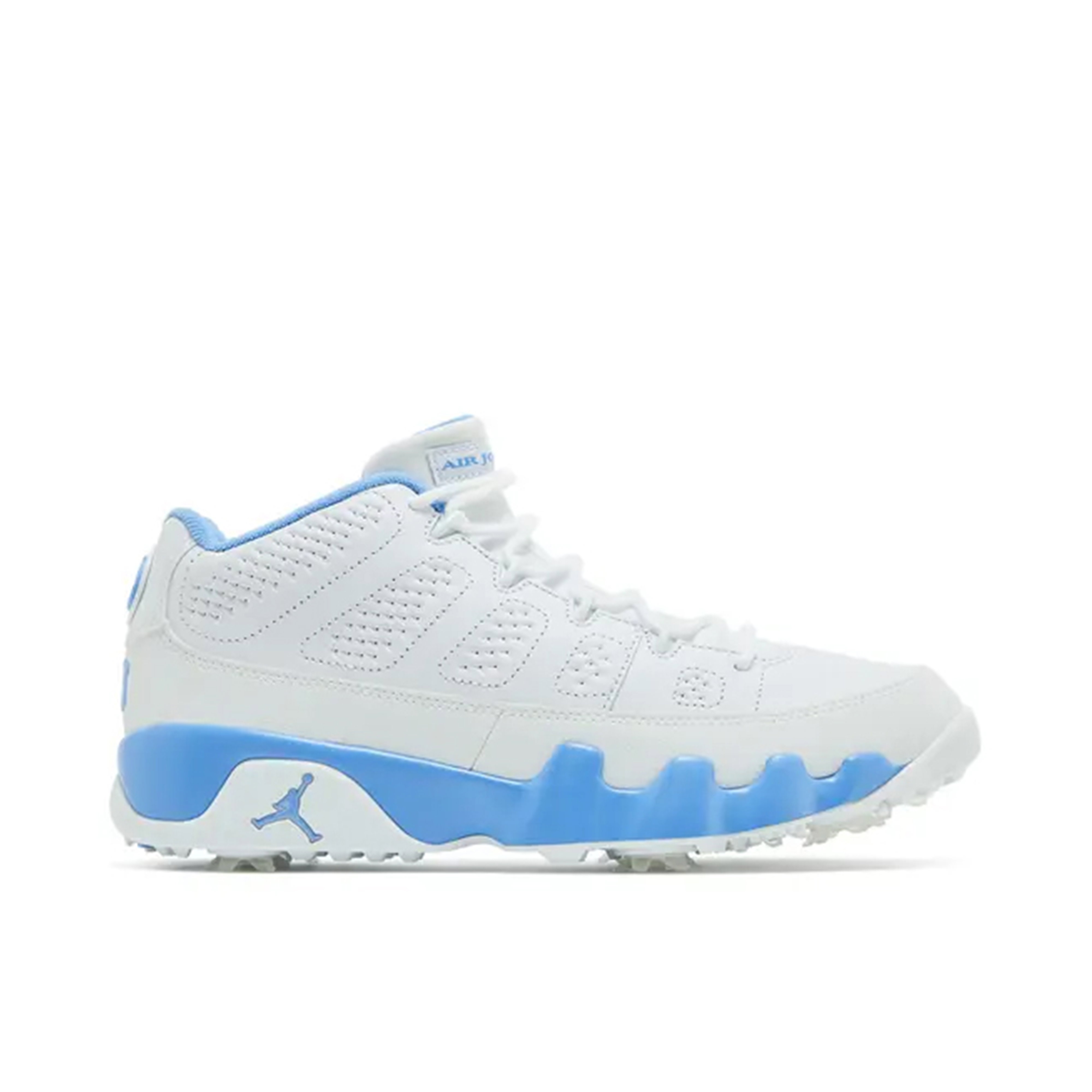Air Jordan 9 Retro Low Golf White University Blue | FJ5934-101 | Laced