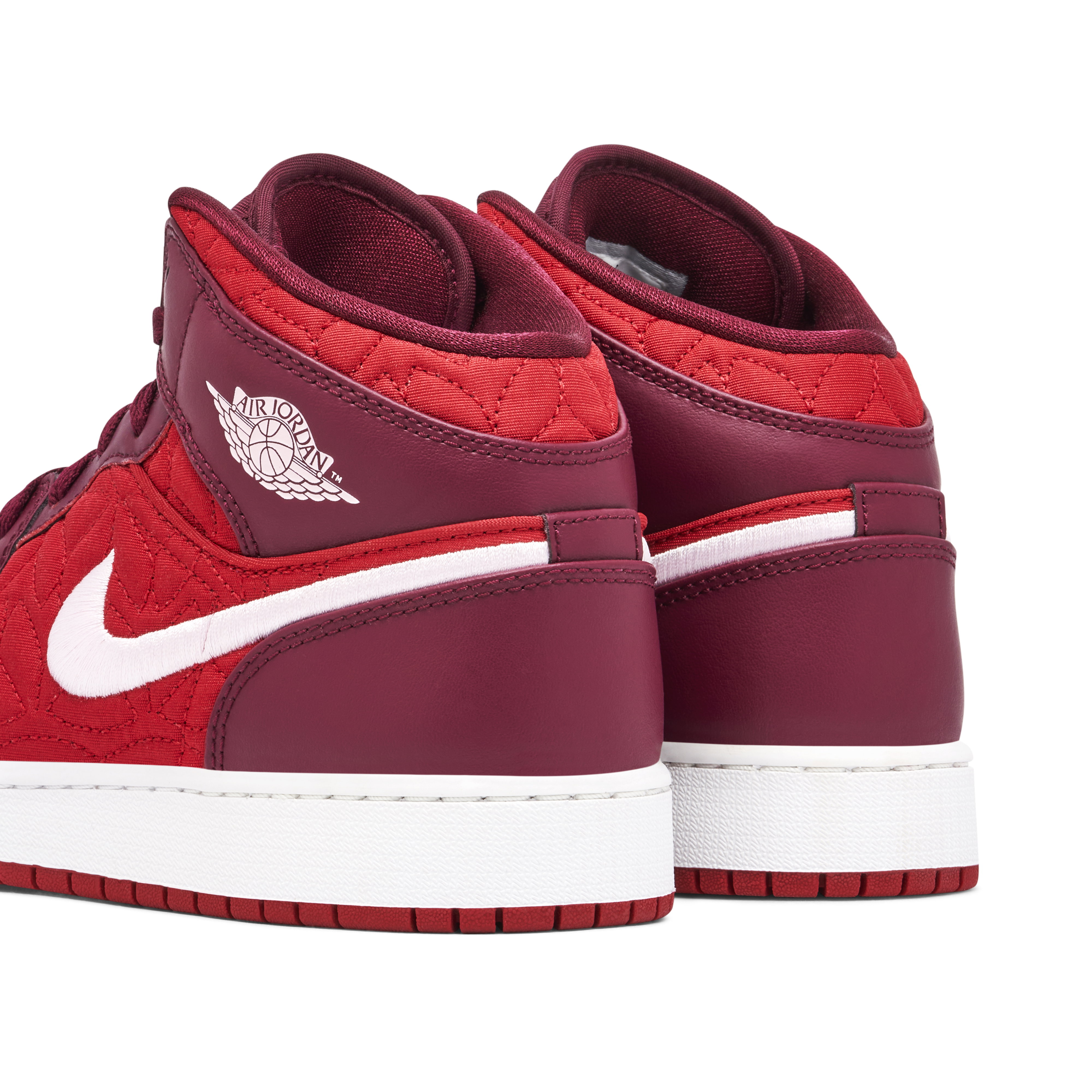 Air Jordan 1 Mid SE Red Quilt GS | AV5174-600 | Laced