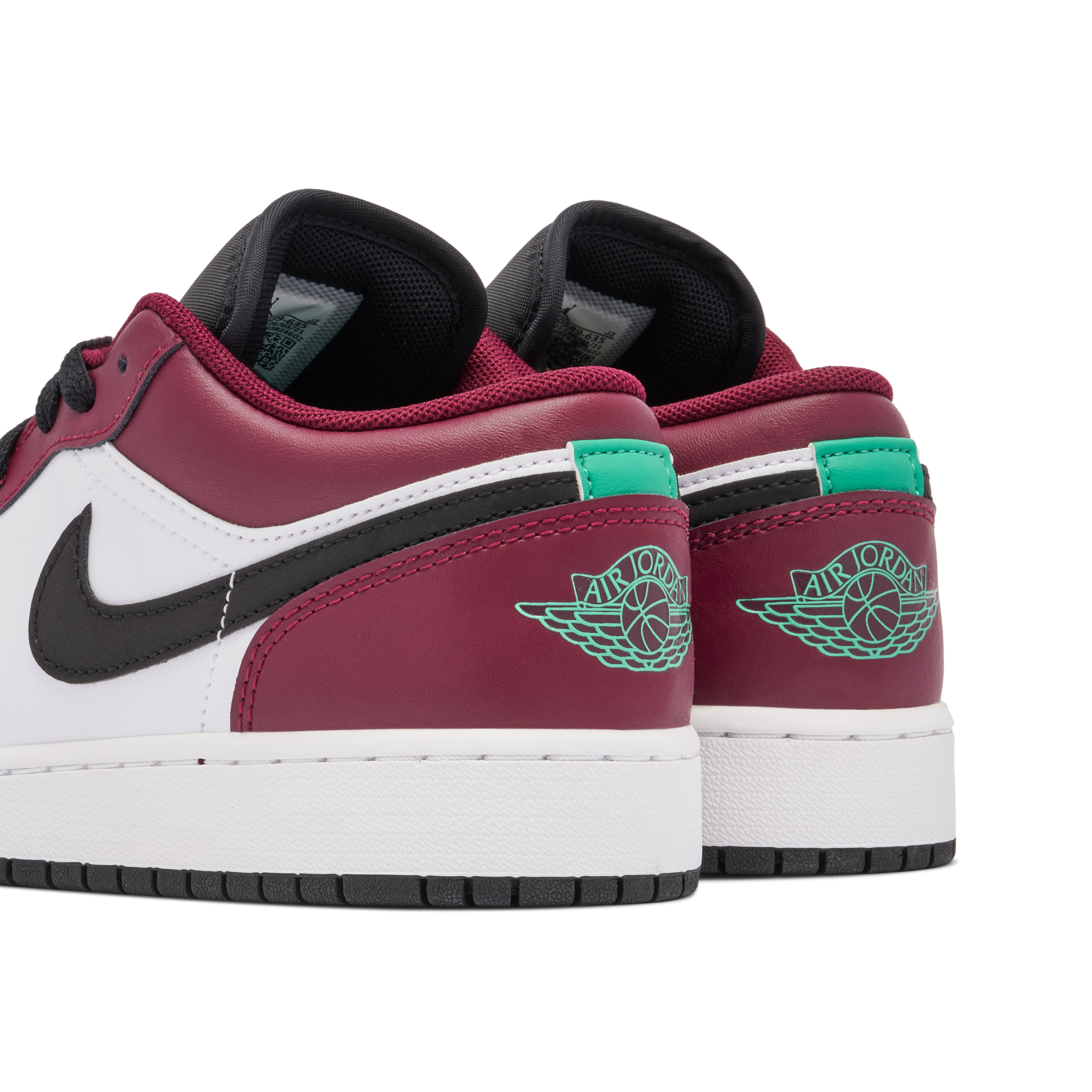 Air Jordan 1 Low Dark Beetroot Roma Green GS | DM0589-635 | Laced