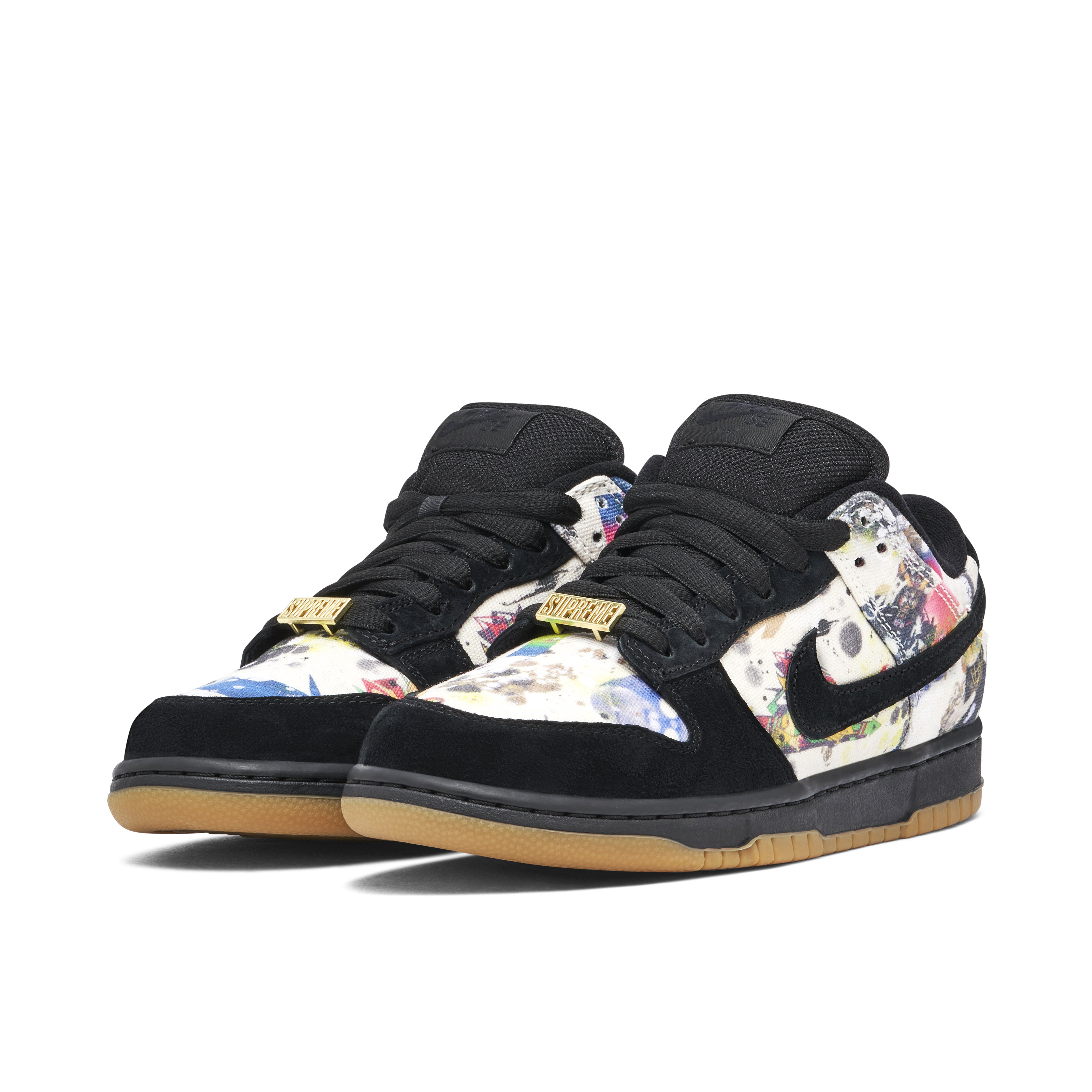 Supreme × NikeSB DunkLow Rammellzee 27.5 Nike SB Dunk Low x Supreme Rammellzee | FD8778-001 | Laced