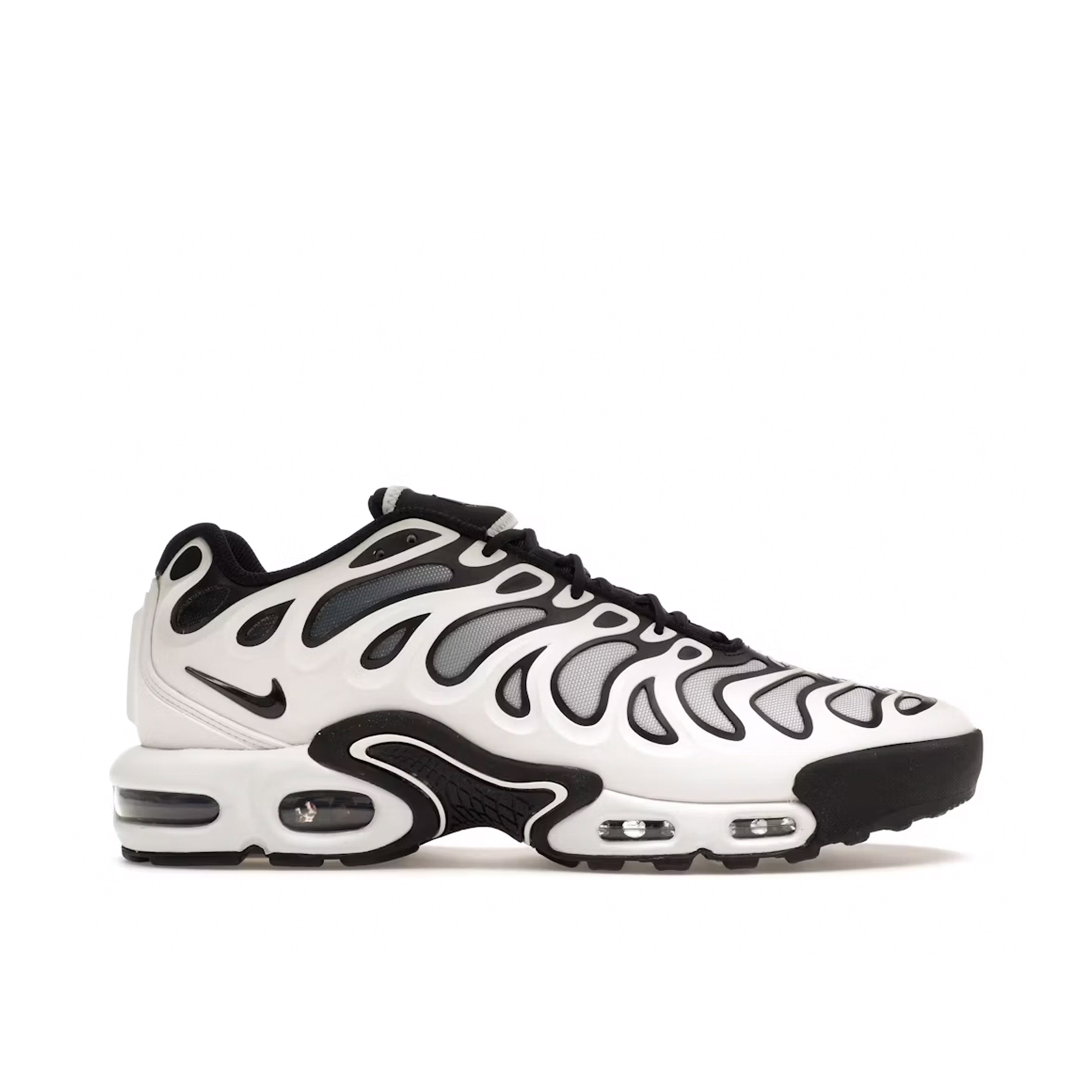 Nike Air Max Plus Drift White Black Metallic Silver | FD4290-101