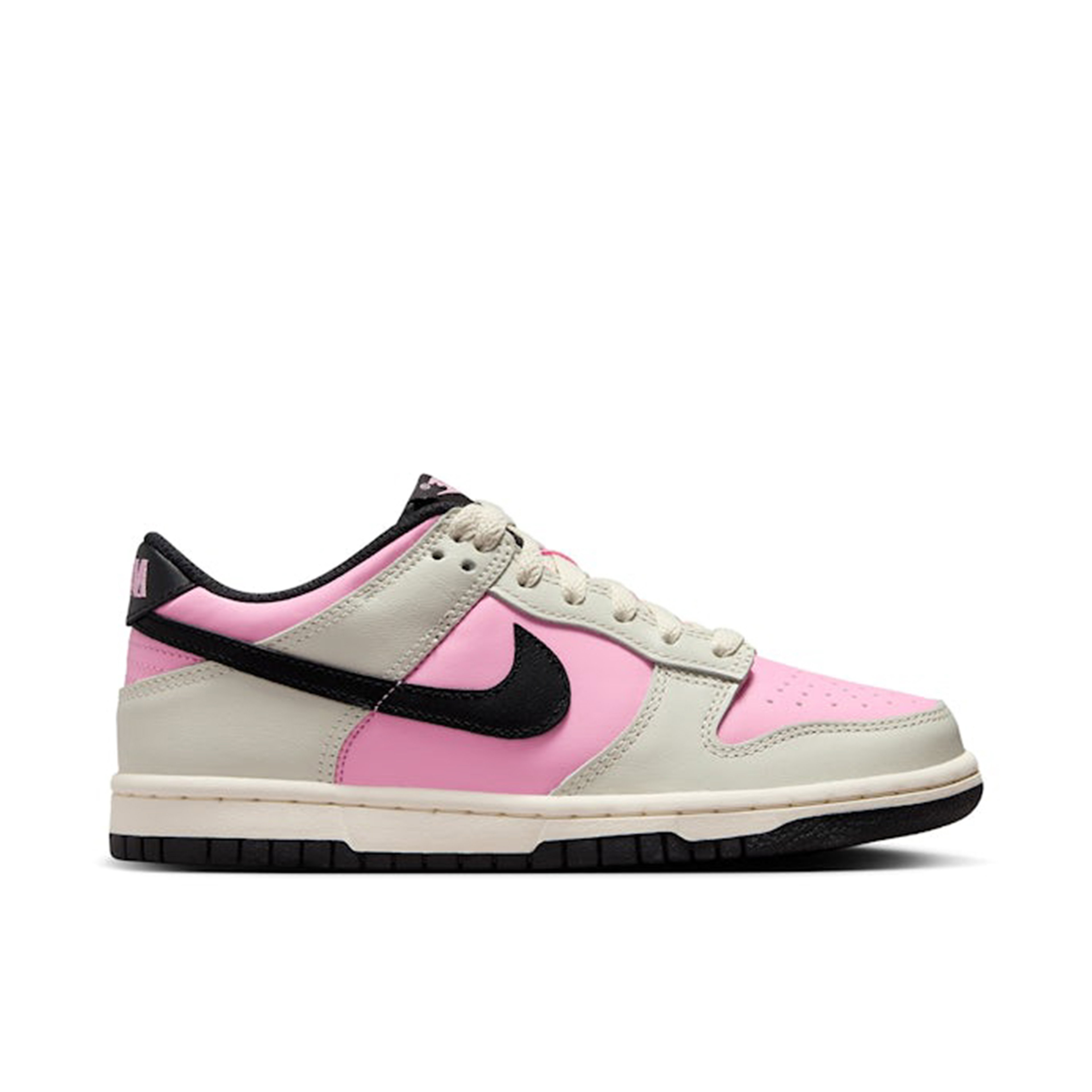 Nike Dunk Low Pink Rise Light Orewood Brown Pale Ivory Black GS