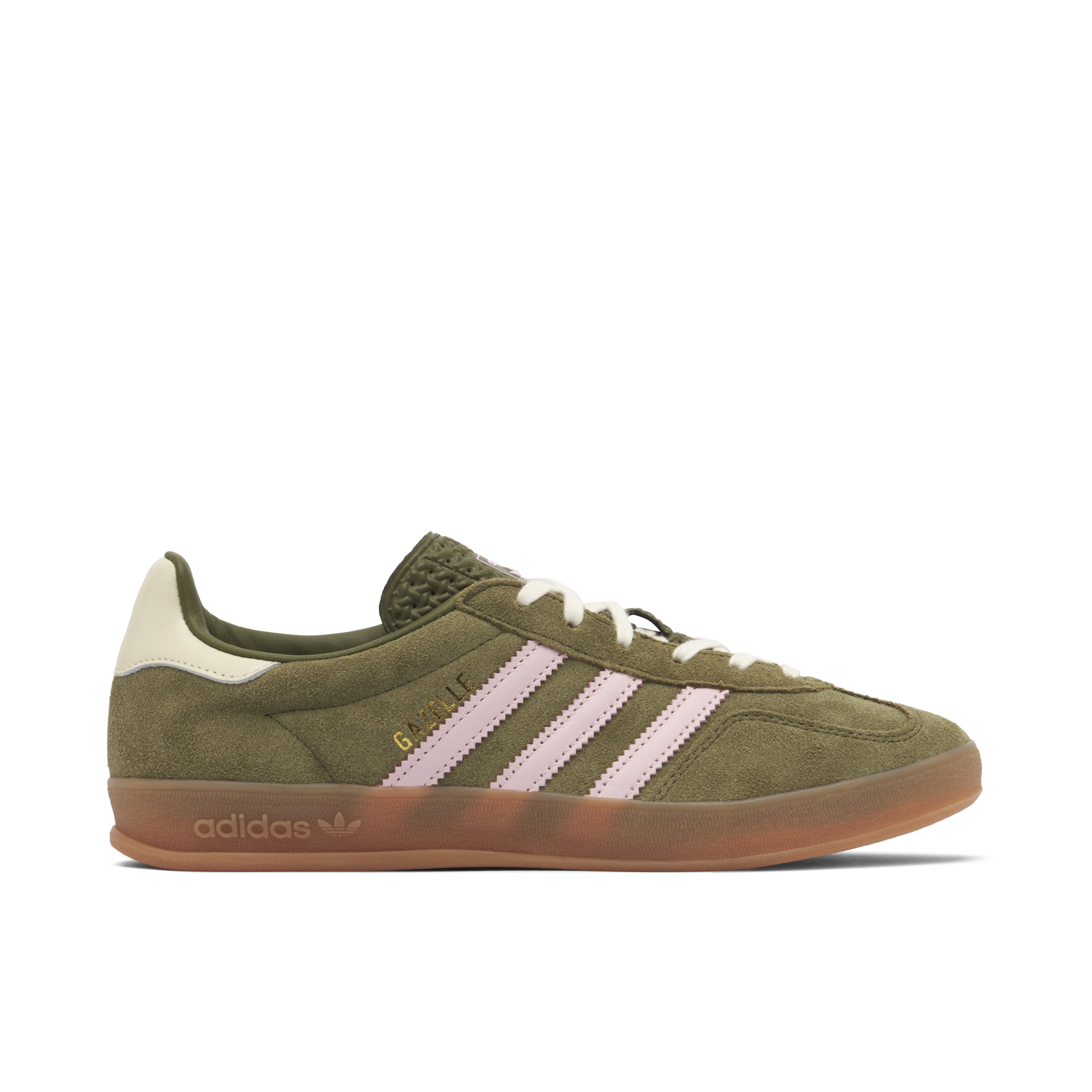 Adidas Gazelle Indoor Focus Olive Womens | JH6475 | Laced