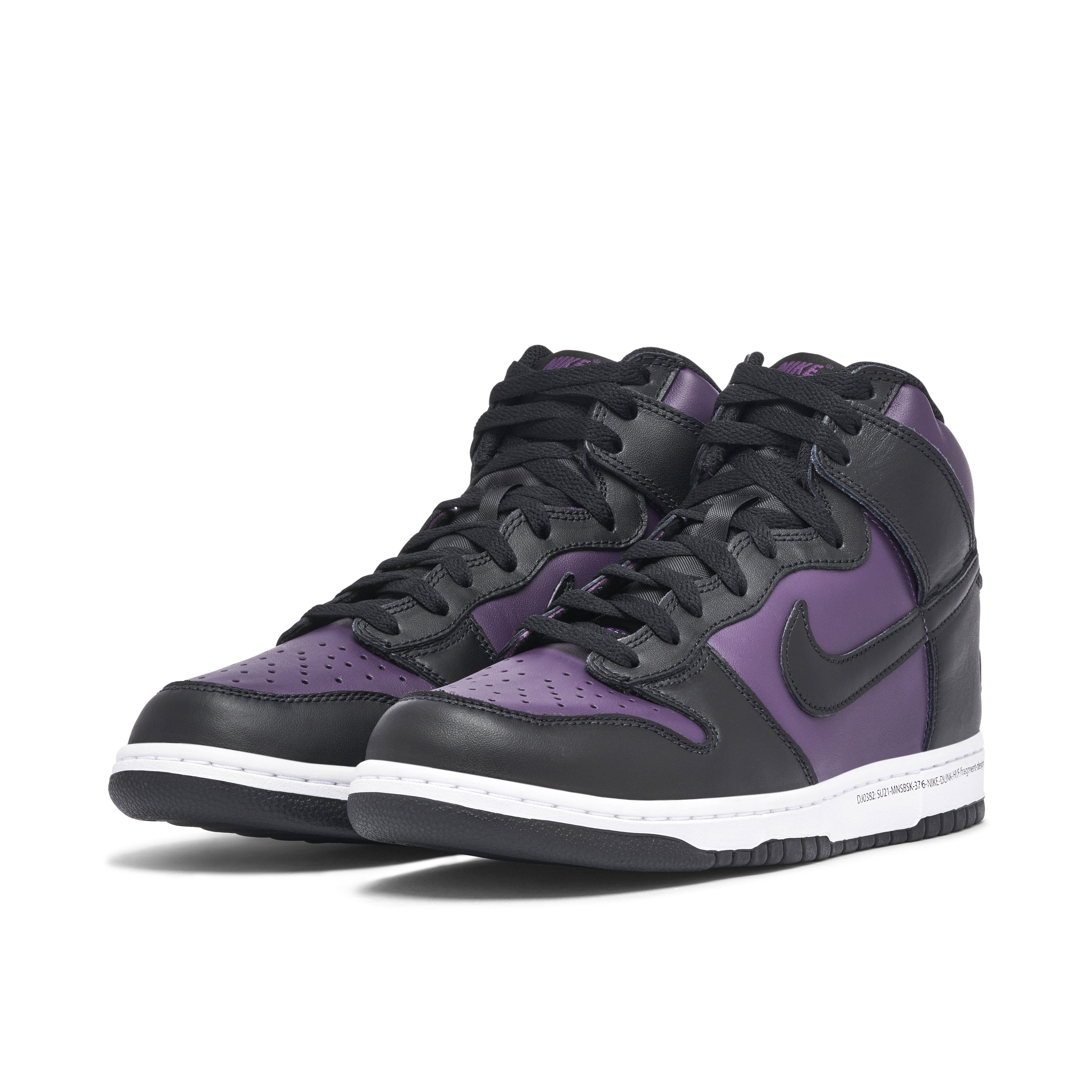 ナイキ　DUNK　ダンク　フラッグメント　紫黒　27センチ　美品 Nike Dunk High x Fragment Design Beijing | DJ0382-600 | Laced