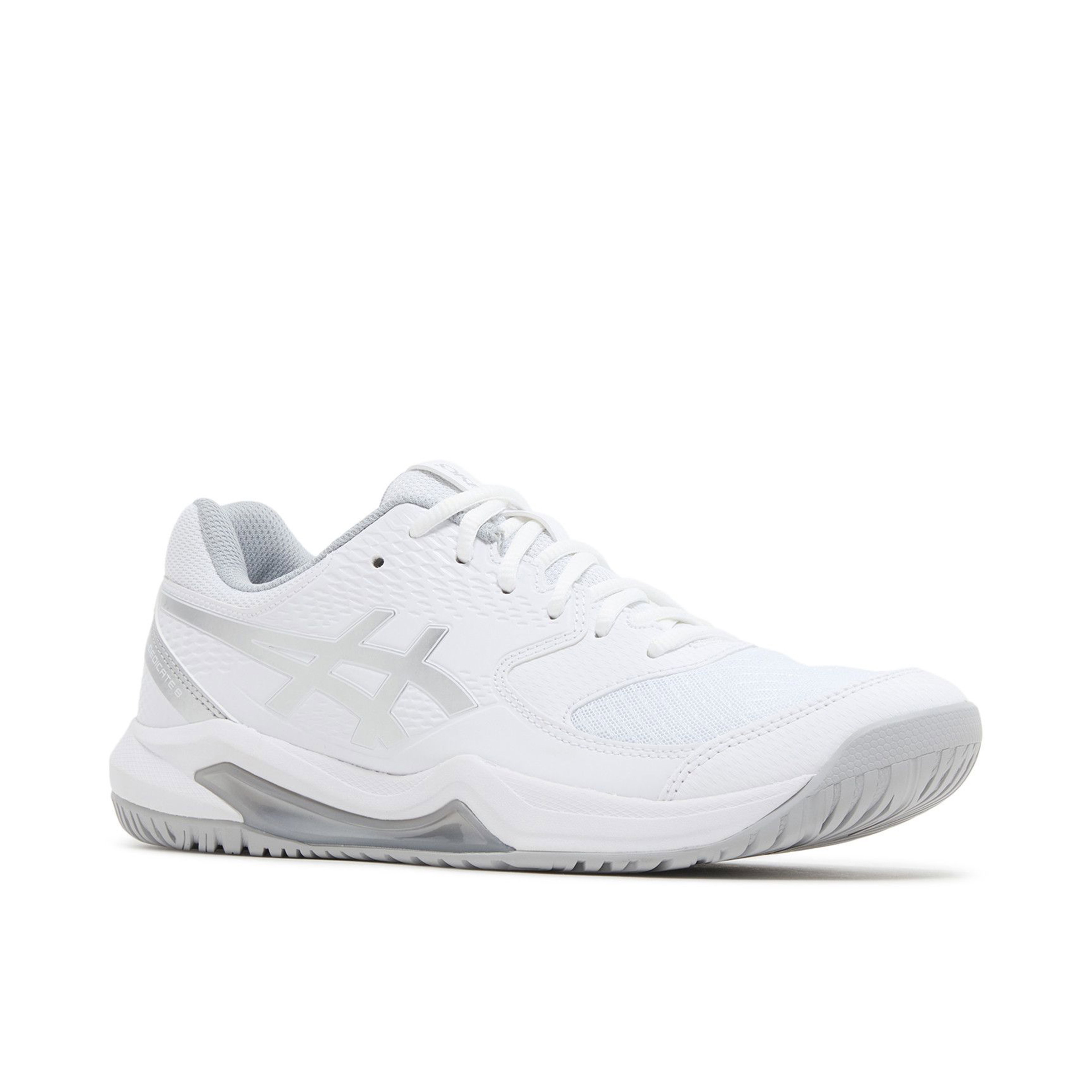 ASICS Gel-Dedicate 8 White Pure Silver Womens