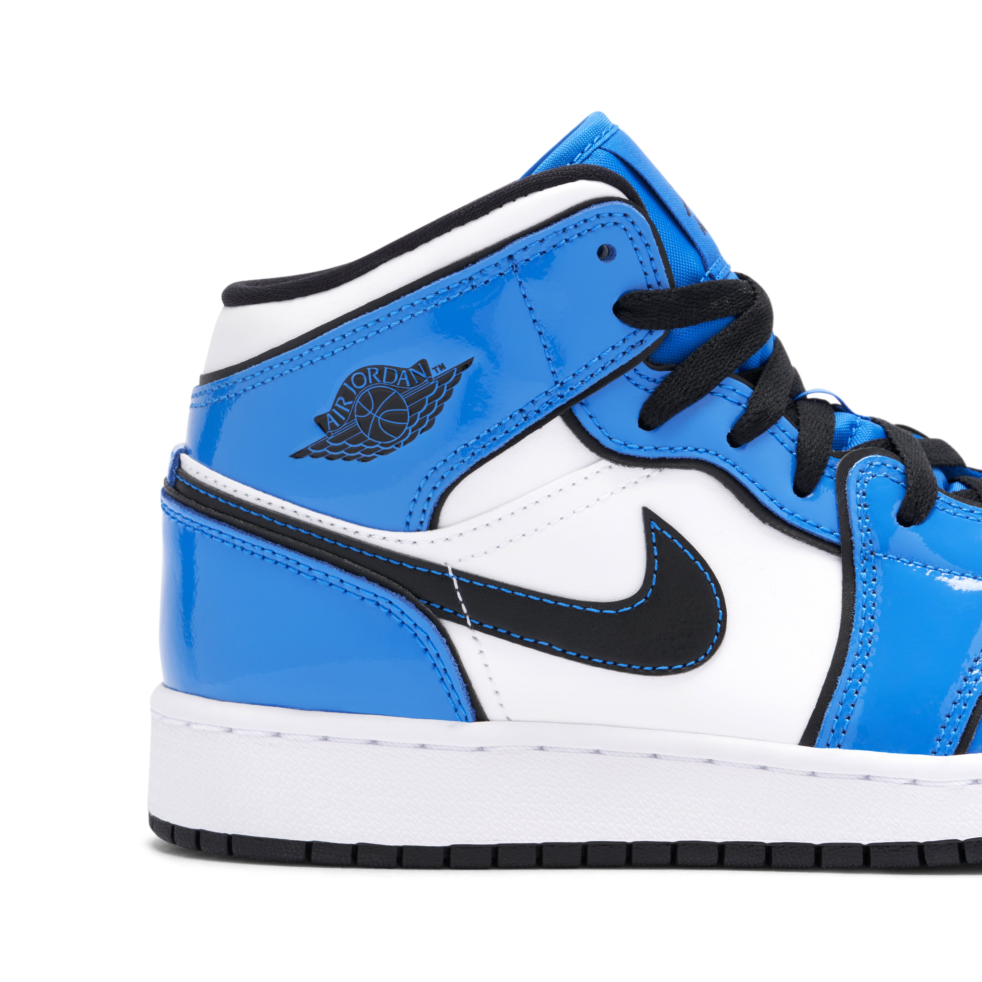 Air Jordan 1 Mid Signal Blue GS | BQ6931-402 | Laced