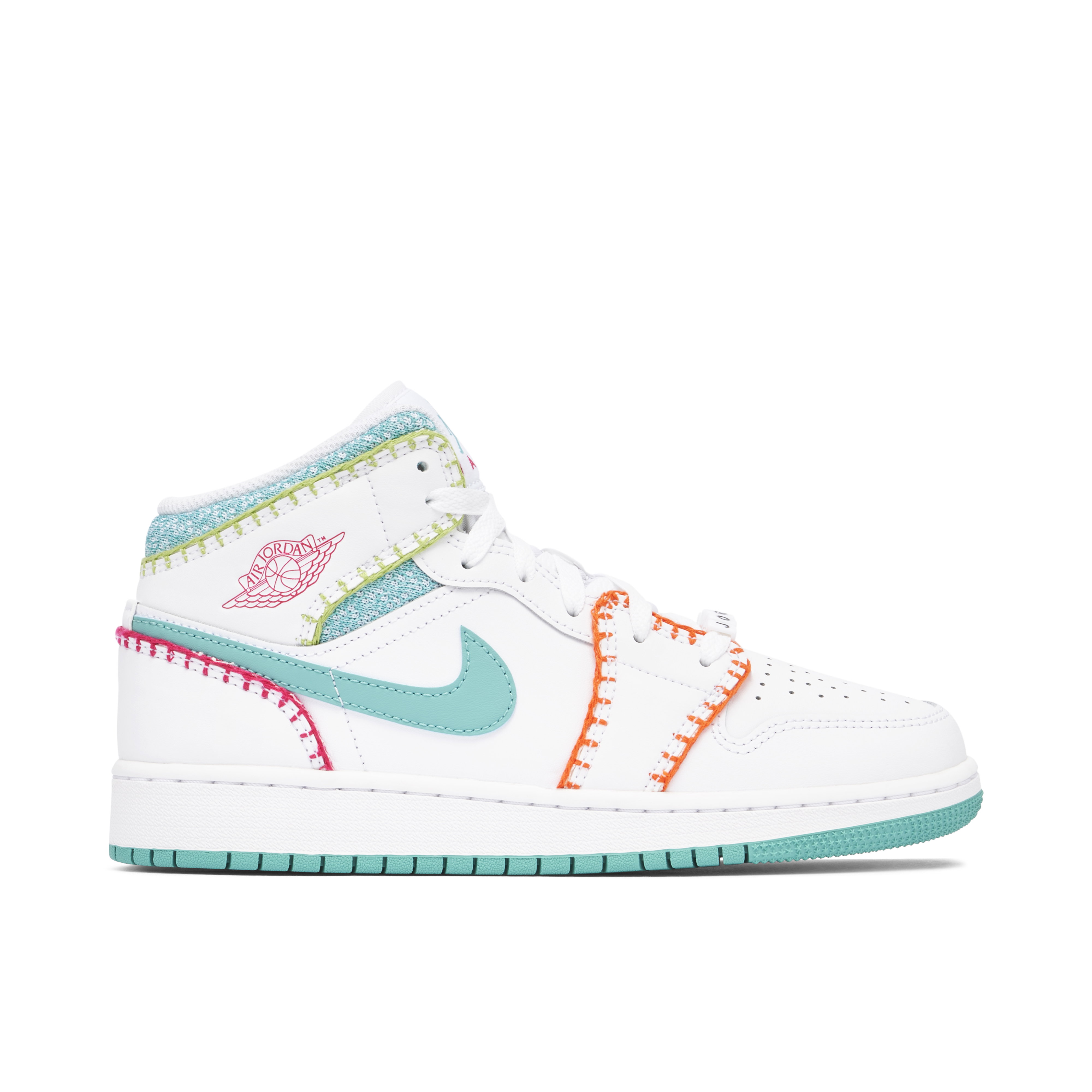 Air Jordan 1 Mid Multi Knit GS | DM6218-100 | Laced