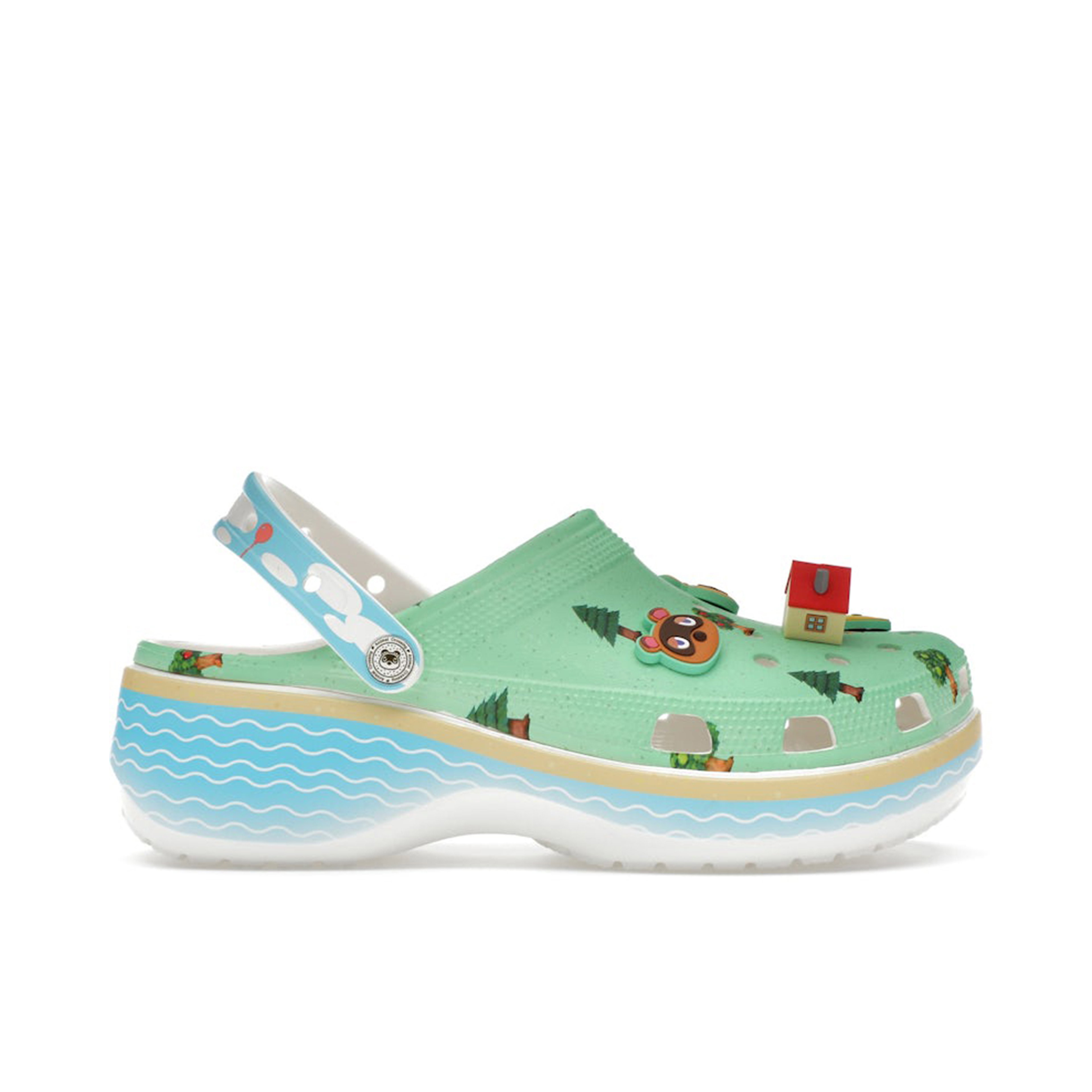 Crocs Classic Platform Clog Animal Crossing Womens