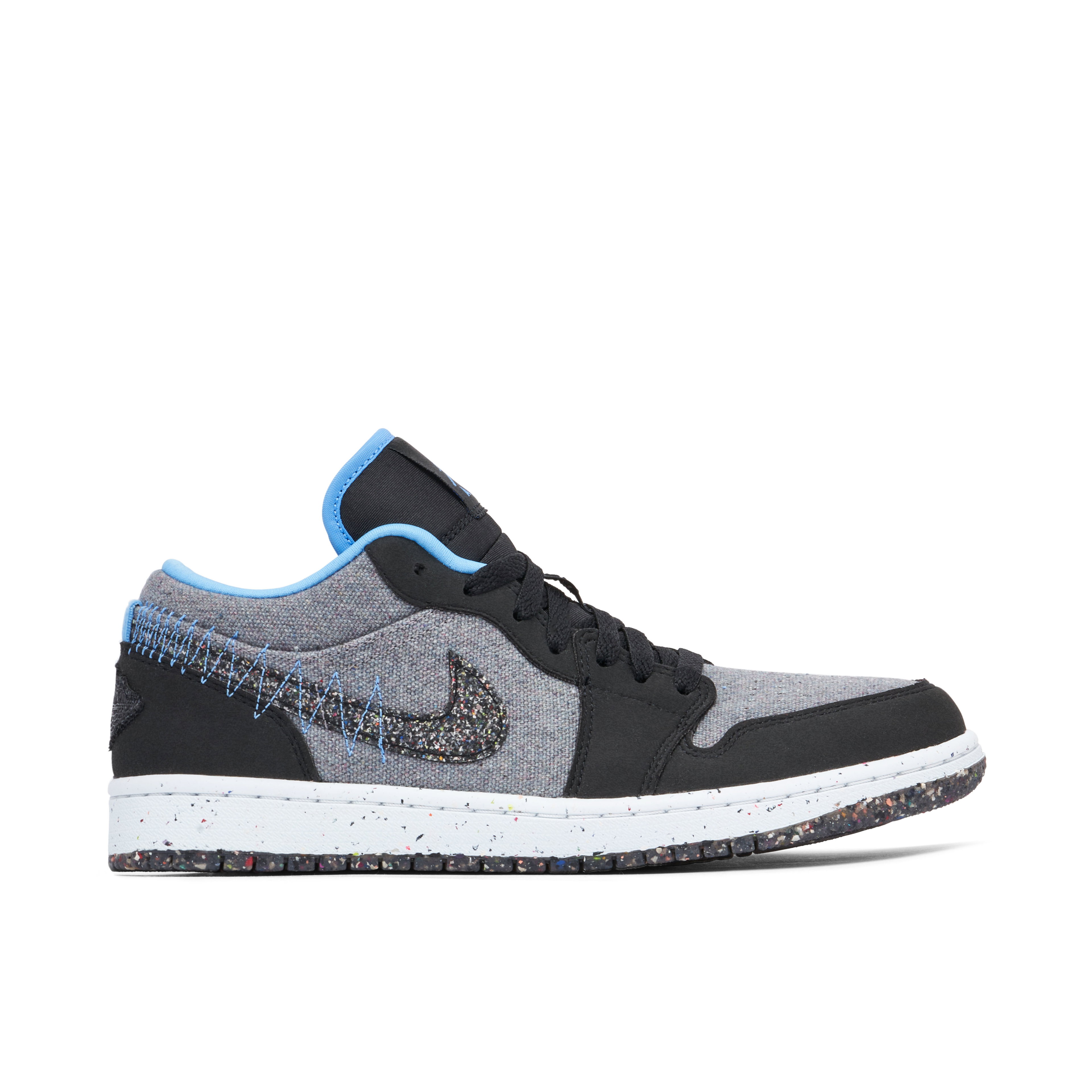 Air Jordan 1 Low Crater Black Grey Blue
