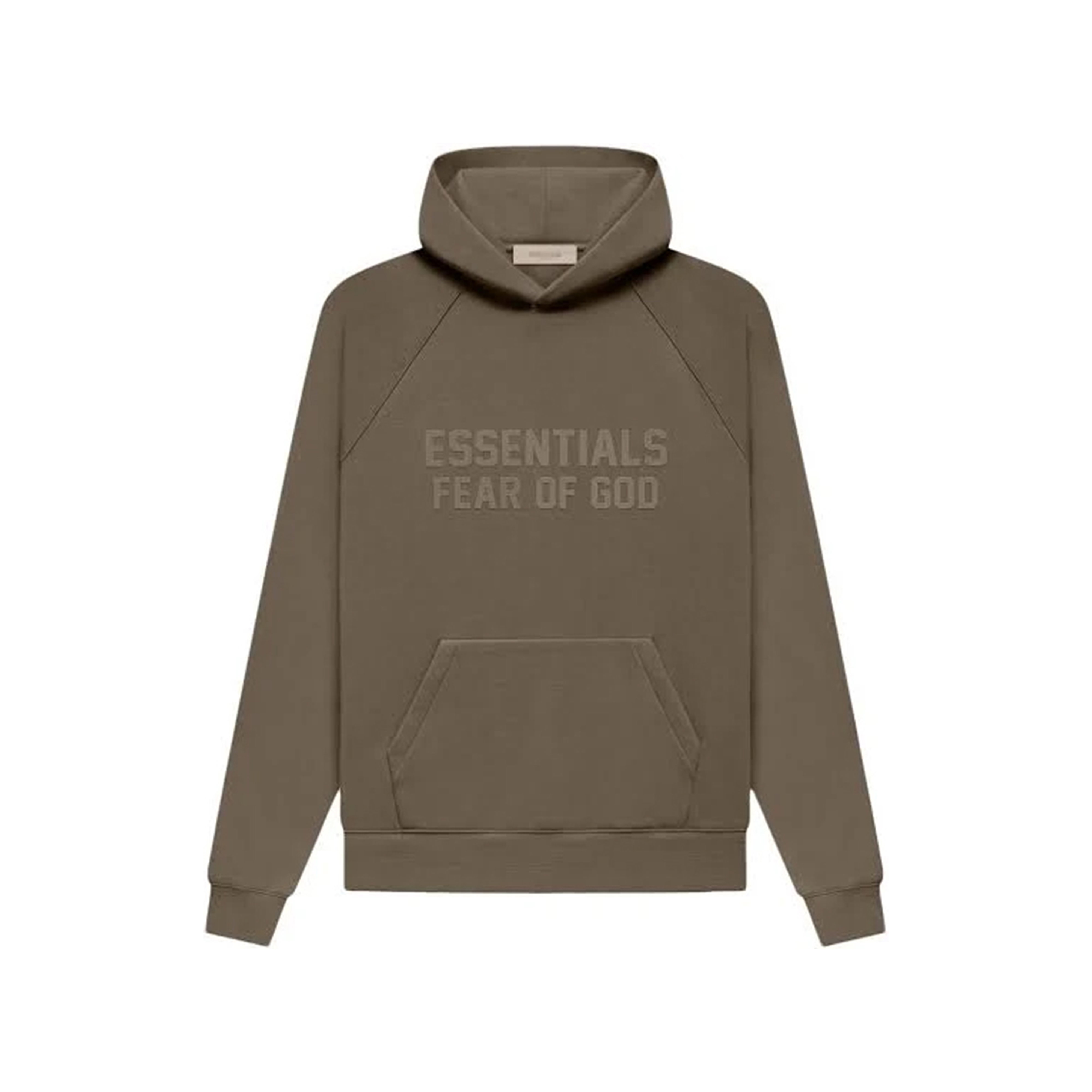Fear of God Essentials Arch Logo Hoodie Jet Black | 192SP232050F