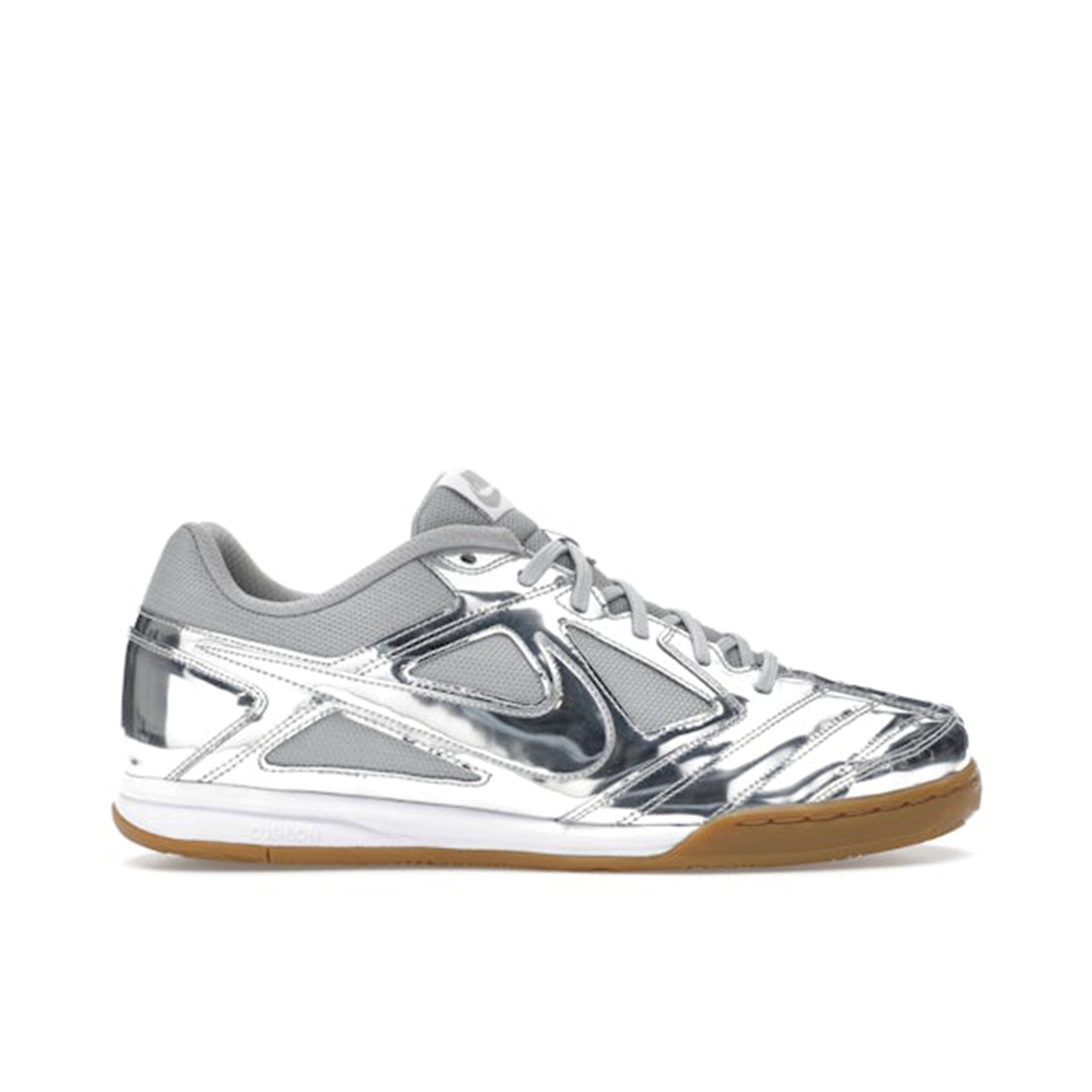 Nike Gato LV8 Metallic Silver White Gum Light Brown