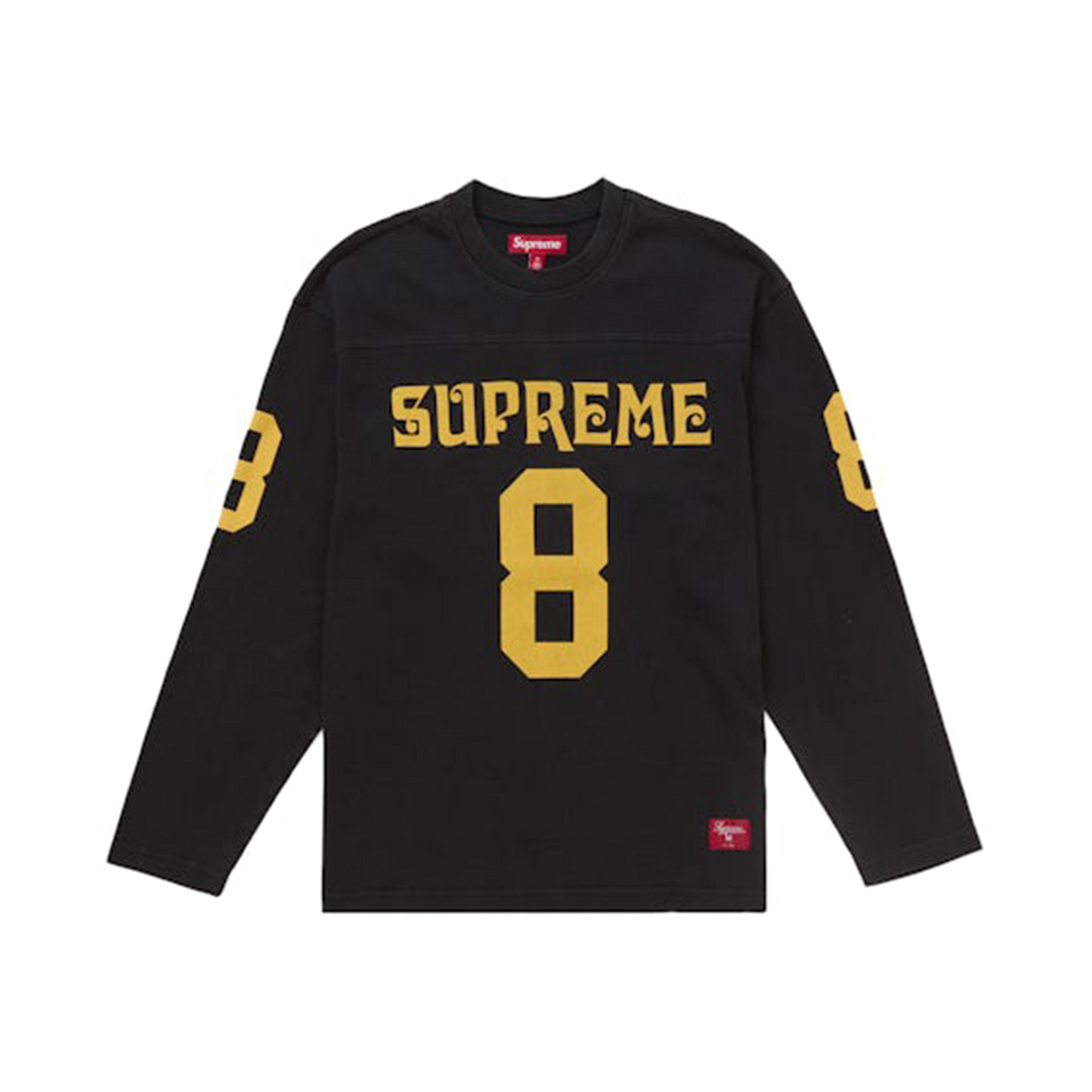 Supreme Affiliated L/S Football Top Black