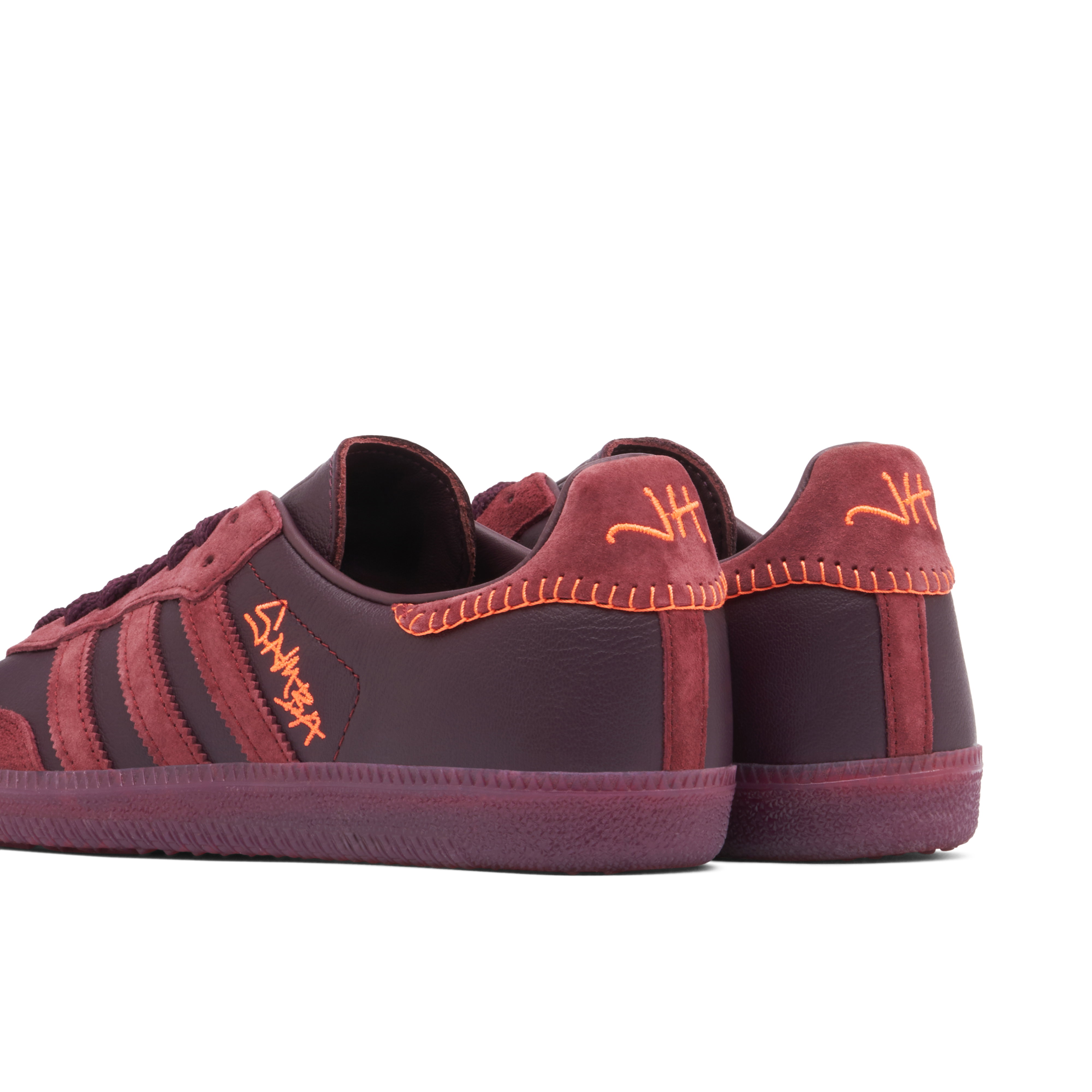  アディダス ×Jonah Hill Samba ジョナ ヒル サンバ ローカットスニーカー バーガンディ US9.5/27.5cm FW7456 Adidas Samba x Jonah Hill Maroon | FW7456 | Laced