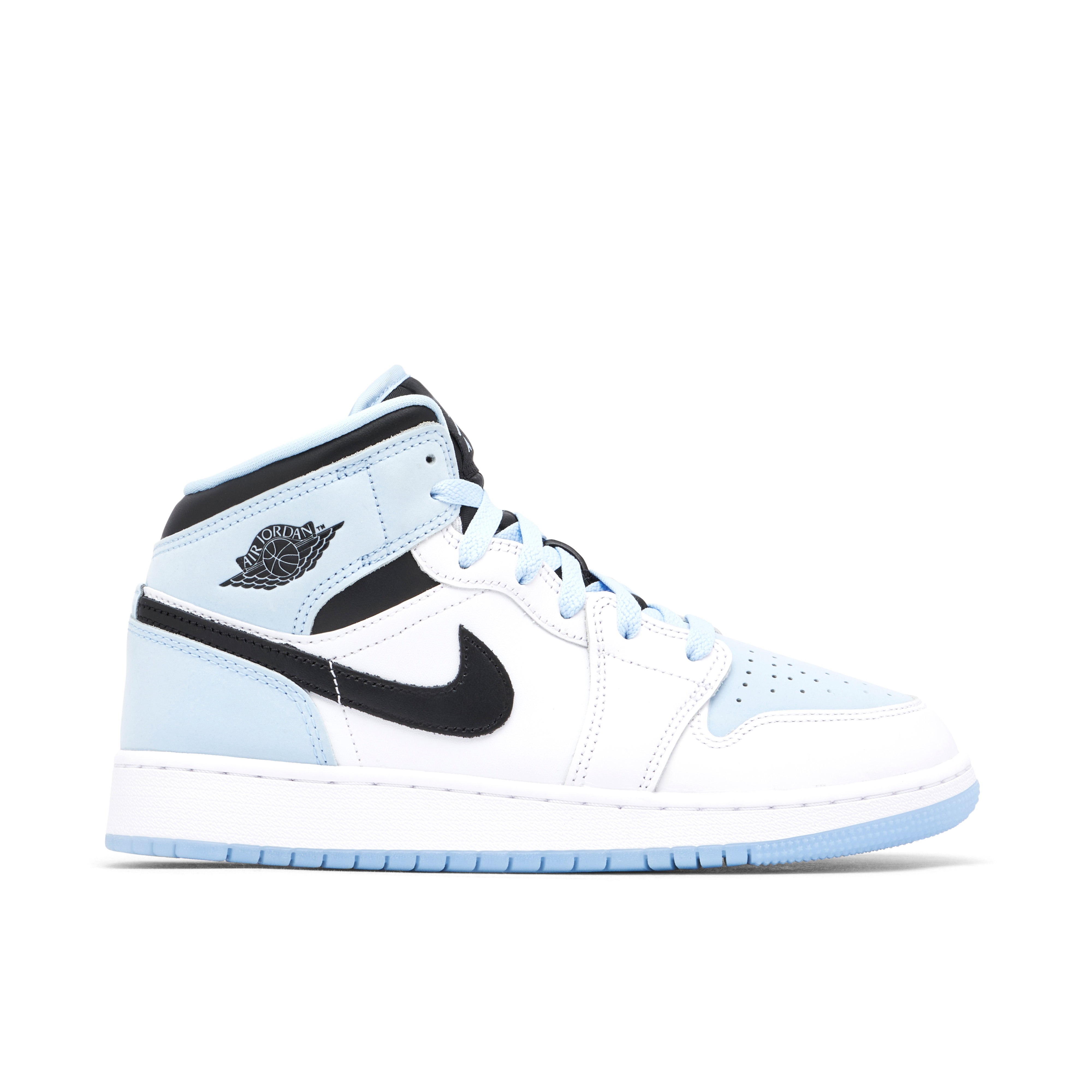 Air Jordan 1 Mid SE White Ice Blue GS | DV1337-104 | Laced