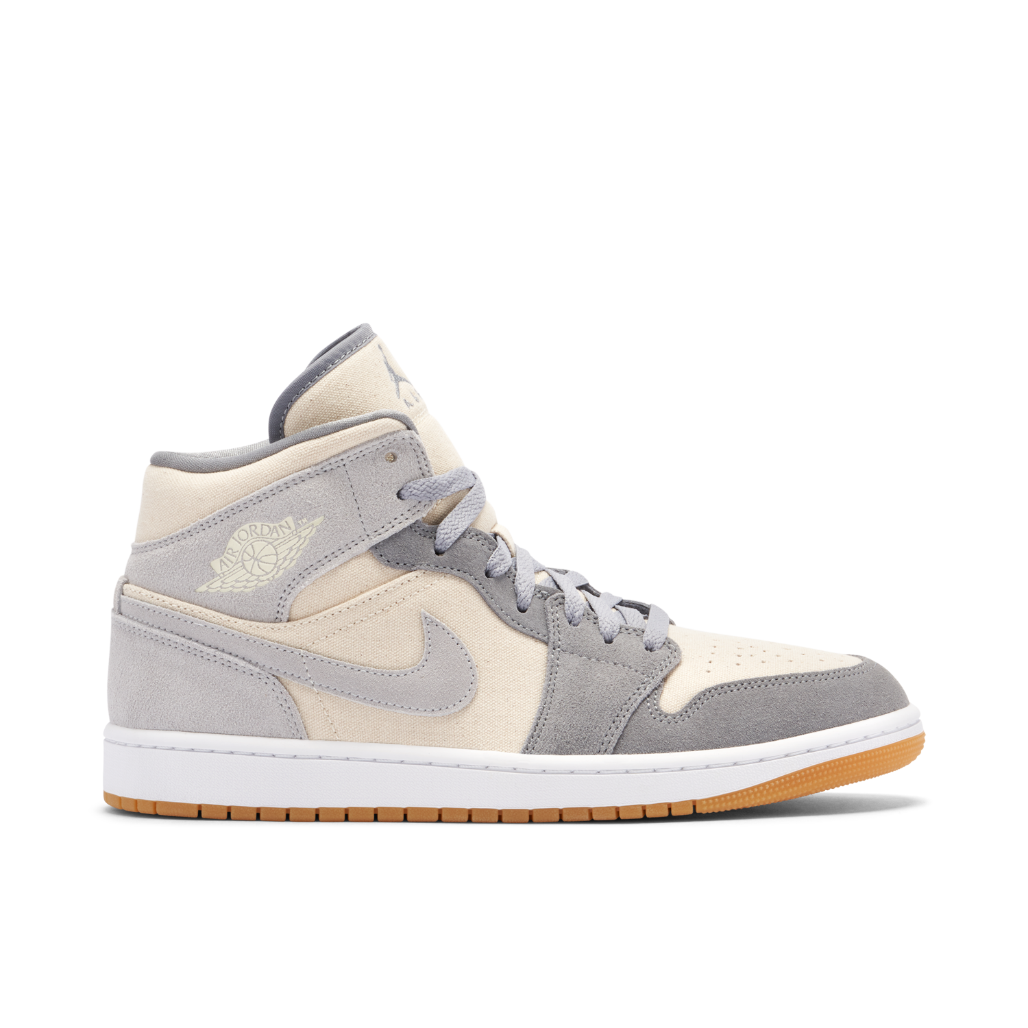 Air Jordan 1 Mid Cream Grey