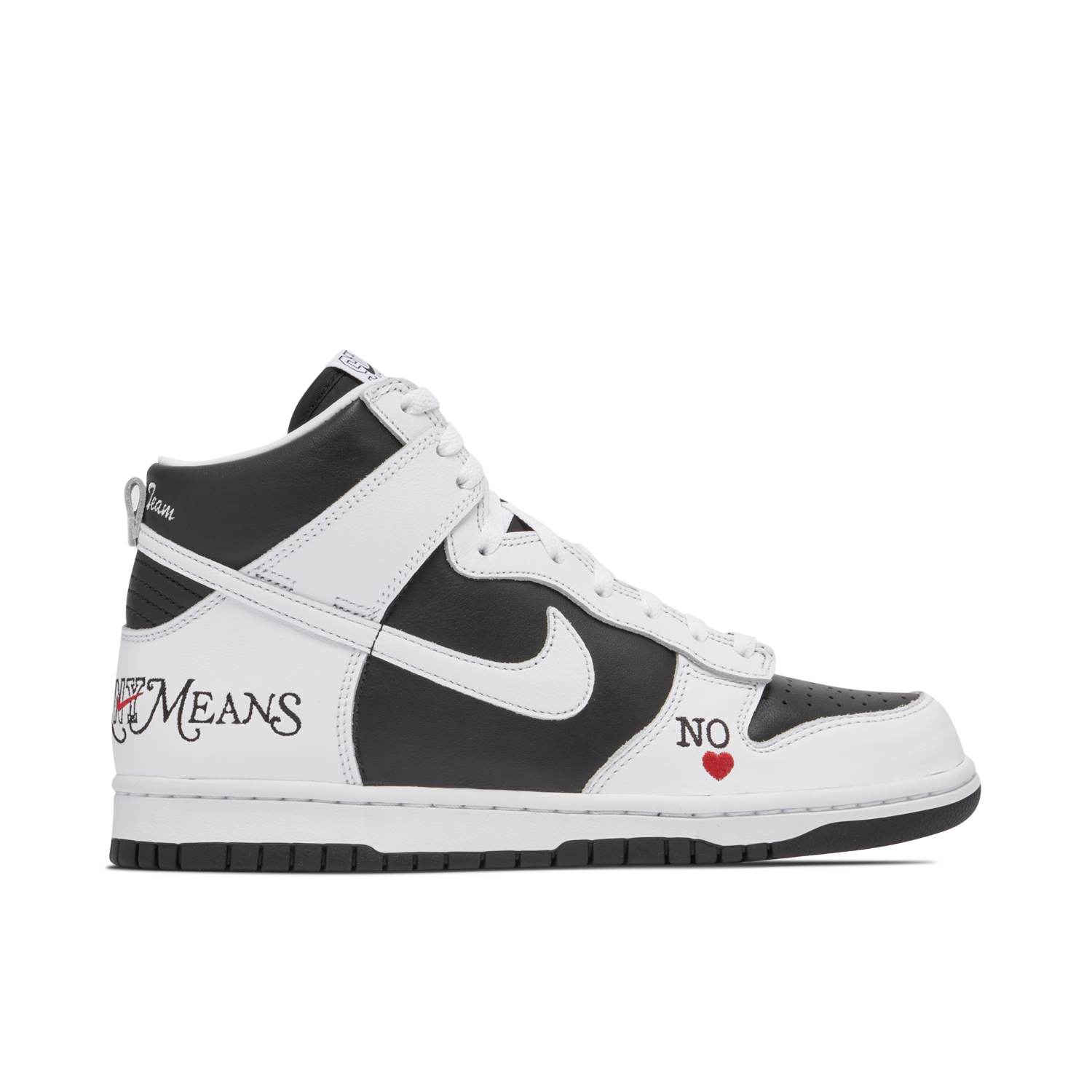 Supreme x Nike SB Dunk High By Any Means Black