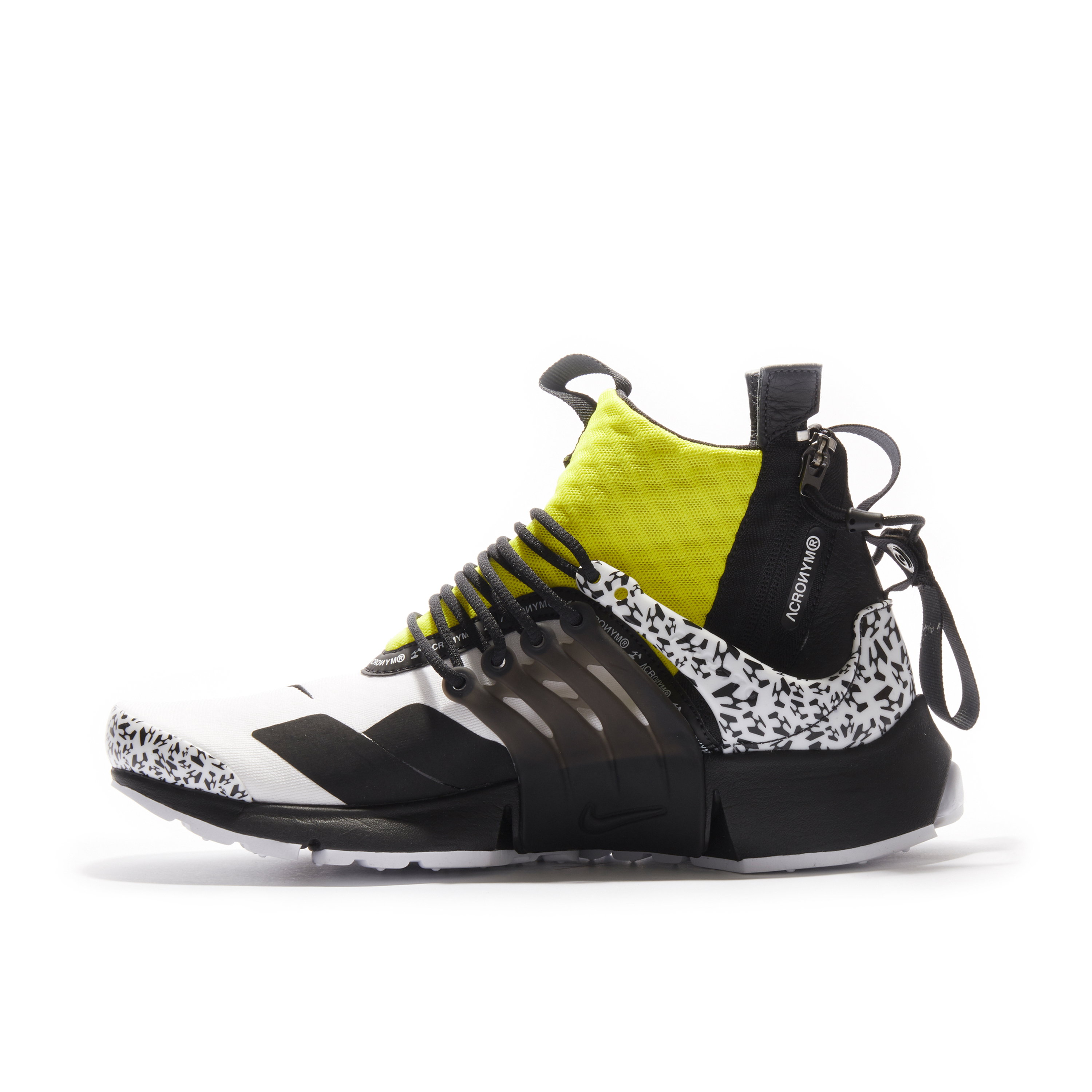 Air Presto Mid Dynamic Yellow x Acronym | AH7832-100 | Laced