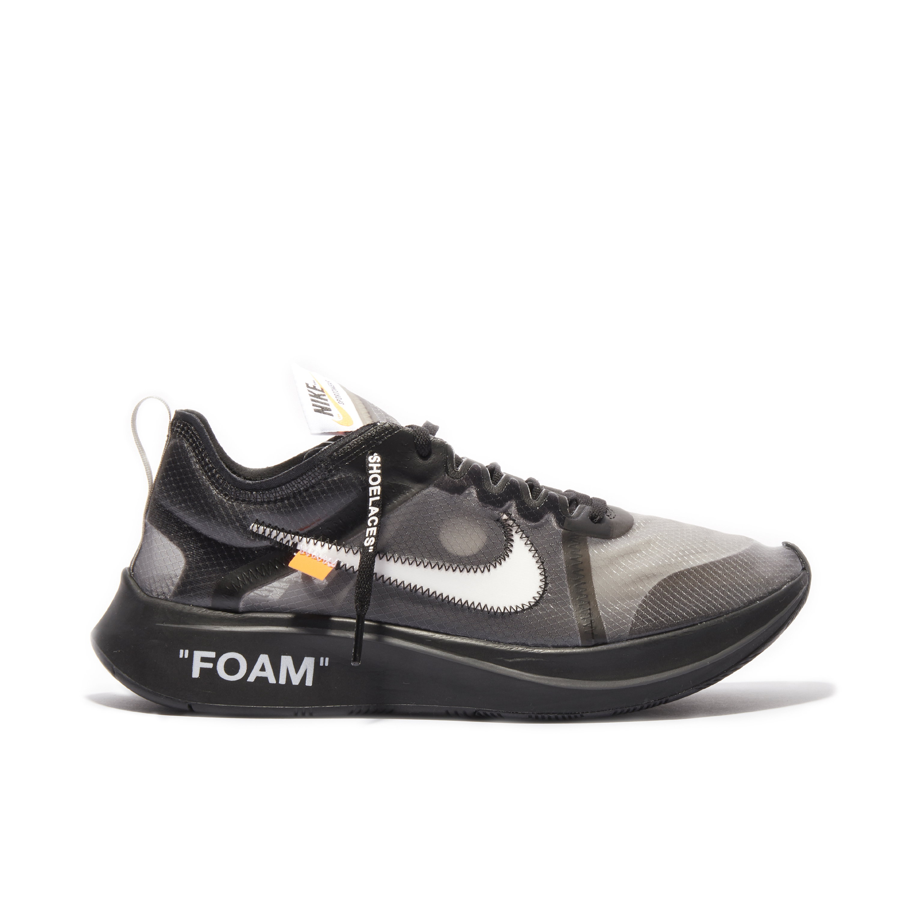 Zoom Fly SP Black x Off-White | AJ4588-001 | Laced